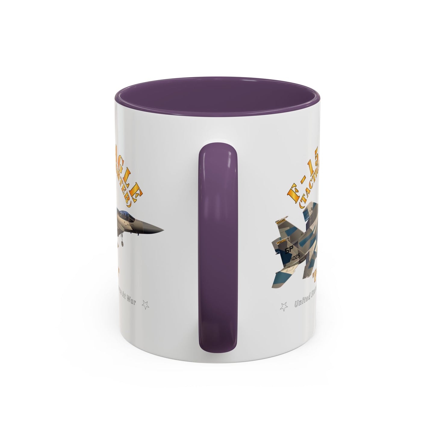 Accent Coffee Mug (11oz & 15oz) - USAF - F15 Eagle - F15