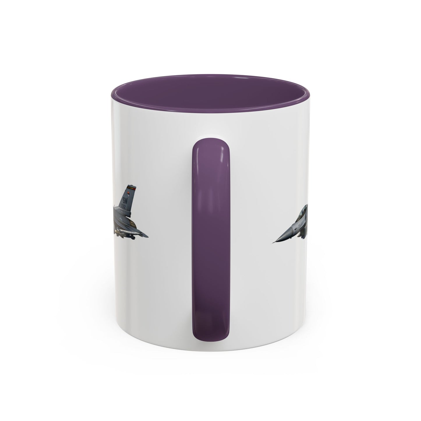 Accent Coffee Mug (11oz & 15oz) - USAF - F-16 Fighting Falcon wo txt X 300