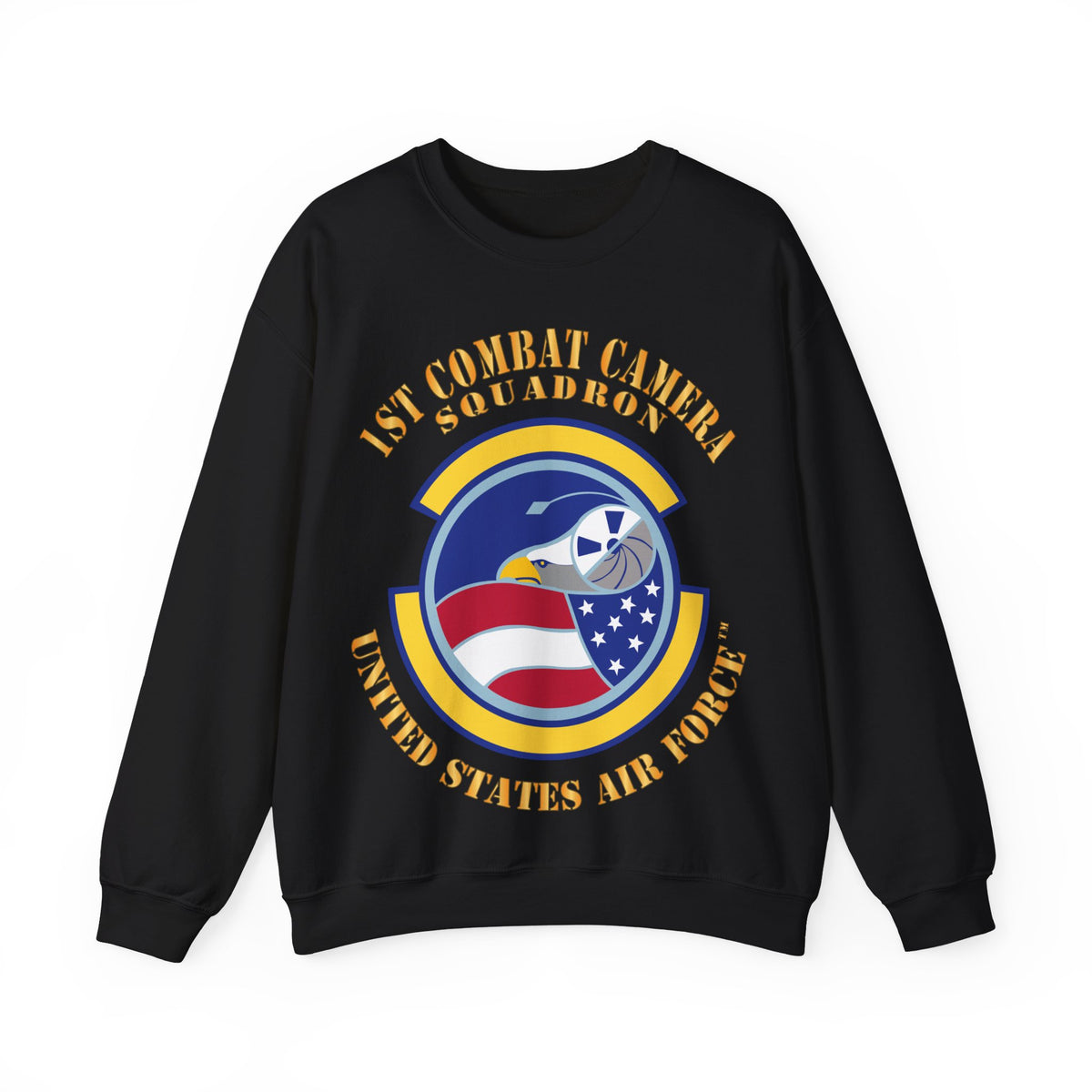 Crewneck Sweatshirt - USAF -  1st Combat Camera Squadron