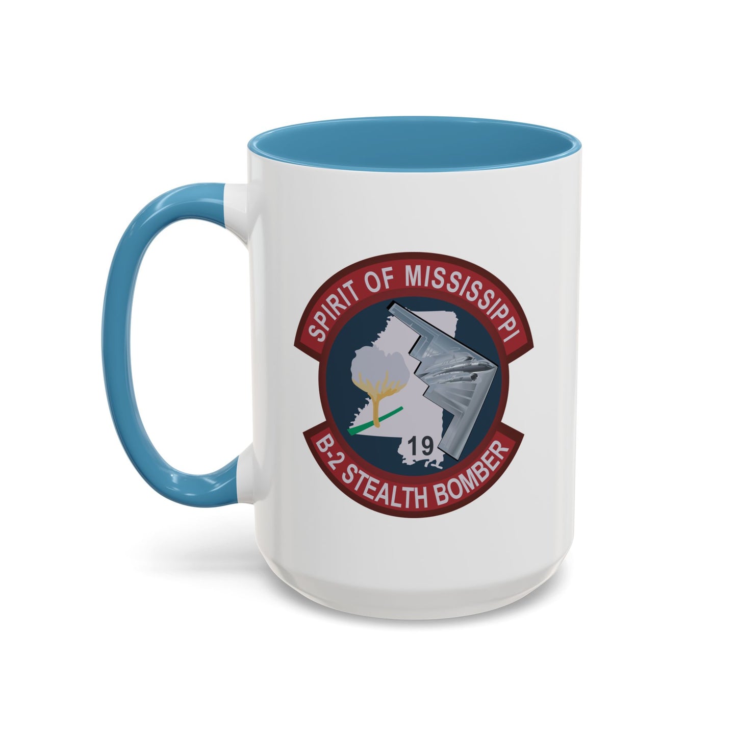 Accent Coffee Mug (11oz & 15oz) - USAF - B2 - Spirit of Mississippi - Stealth Bomber wo txt X 300