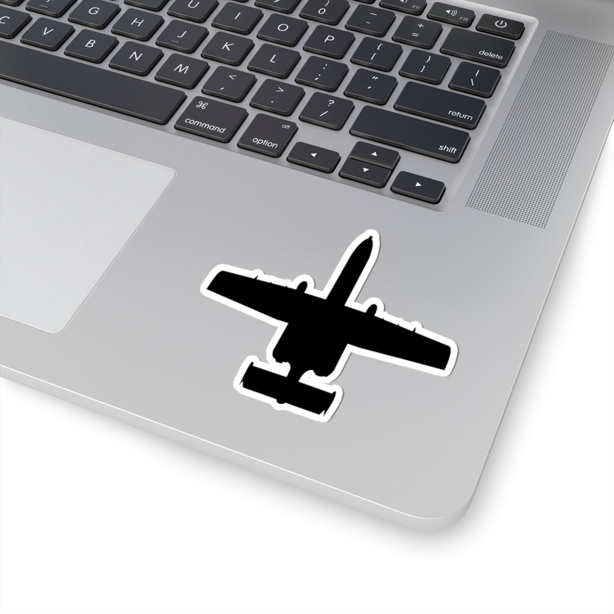 Kiss-Cut Stickers - Aircraft - USAF - A-10 Thunderbolt II - Top - Silhouette X 300
