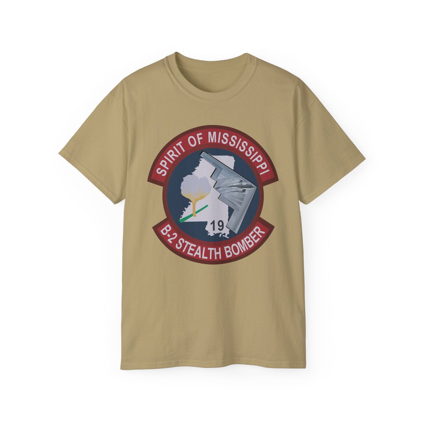 Unisex Ultra Cotton Tee - USAF - B2 - Spirit of Mississippi - Stealth Bomber wo txt X 300