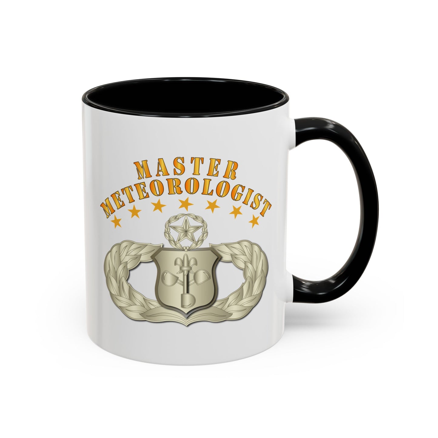 Accent Coffee Mug (11oz & 15oz) - USAF - Meteorologist - Master Badge wo DS