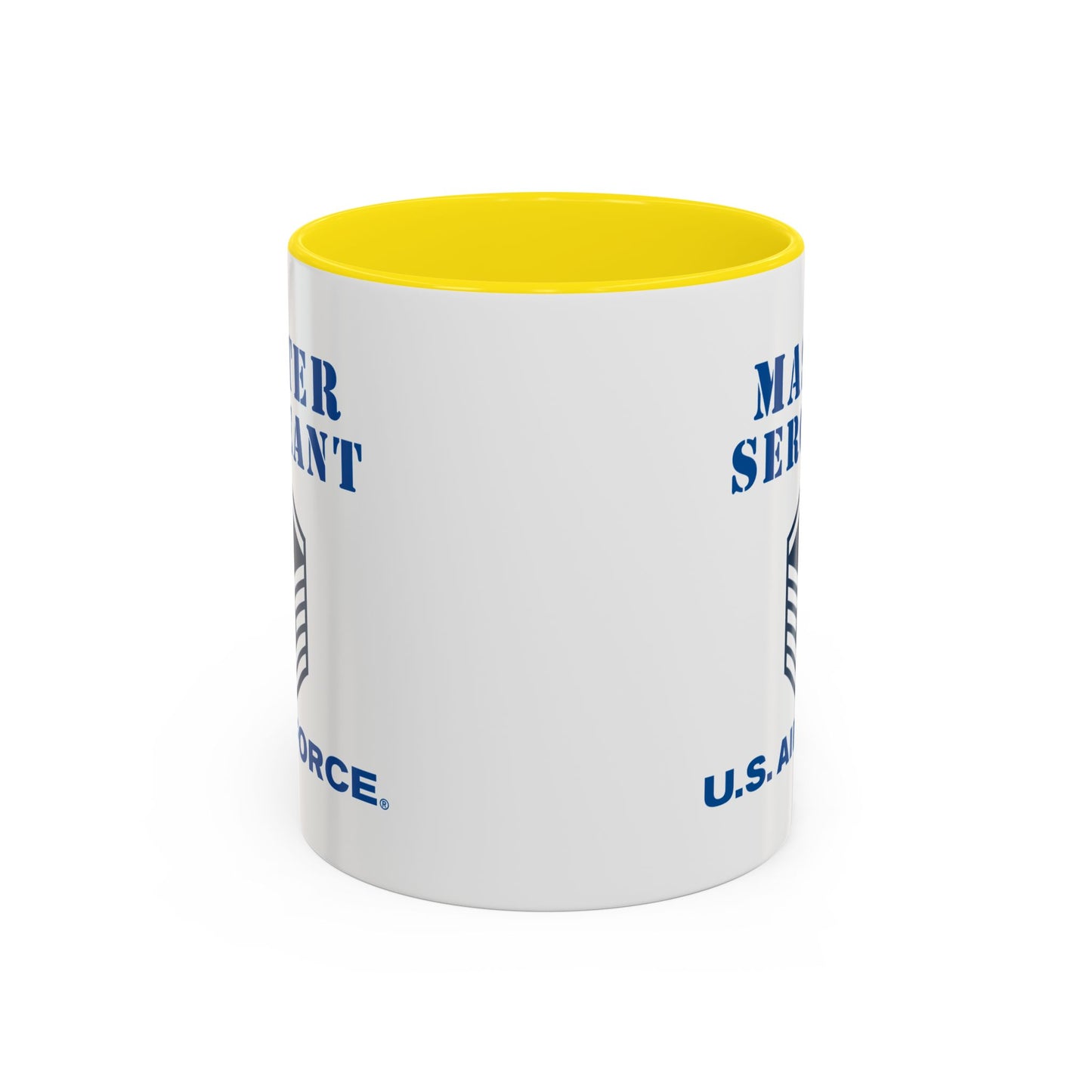 Accent Coffee Mug (11oz & 15oz) - USAF - Master Sergeant (E7a) - 2020 - US Air Force w Text X 300