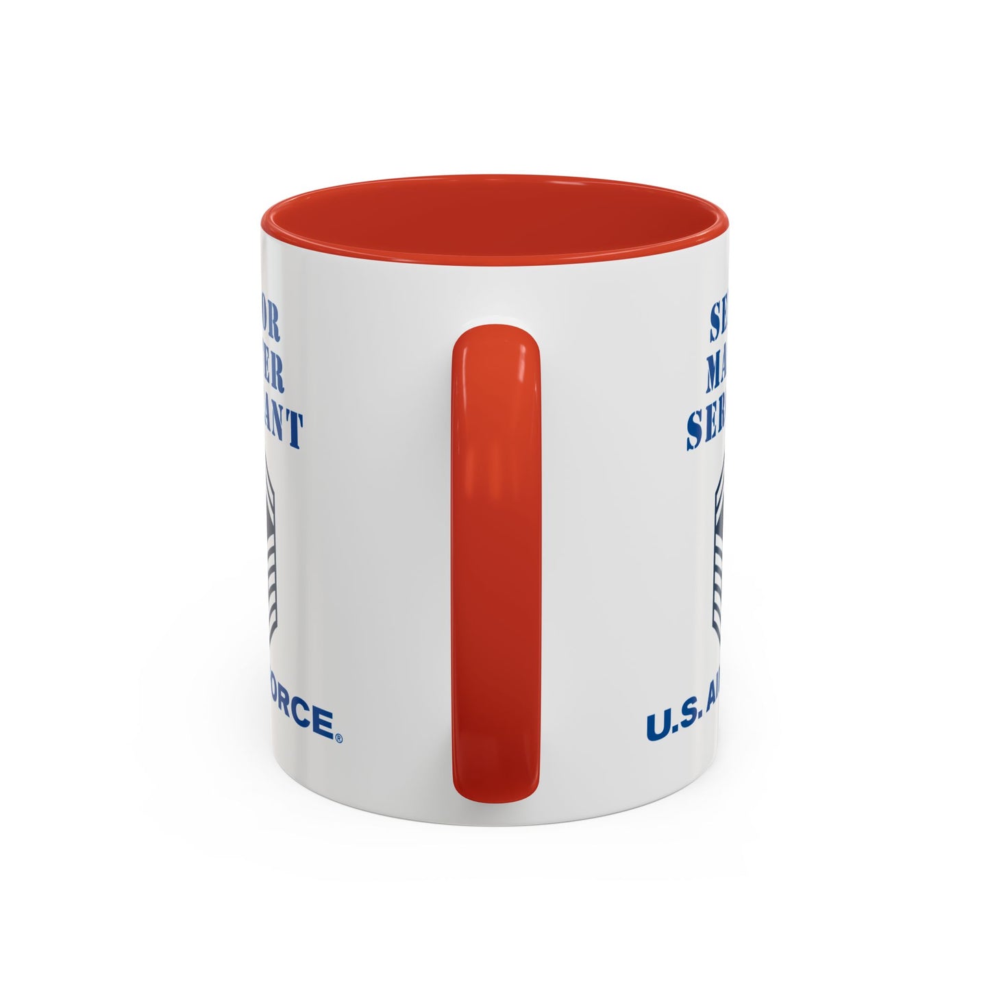 Accent Coffee Mug (11oz & 15oz) - USAF - Senior Master Sergeant (E8a) - 2020 - US Air Force w Text X 300