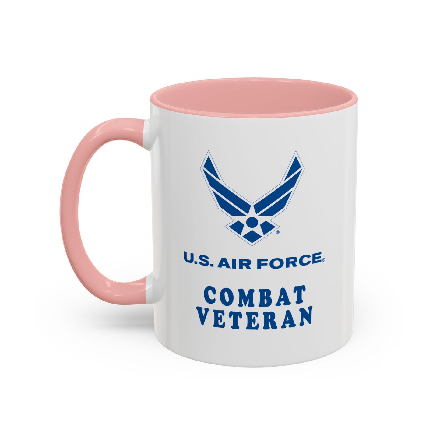 Accent Coffee Mug (11oz & 15oz) - USAF - Air Force - Combat Veteran X 300