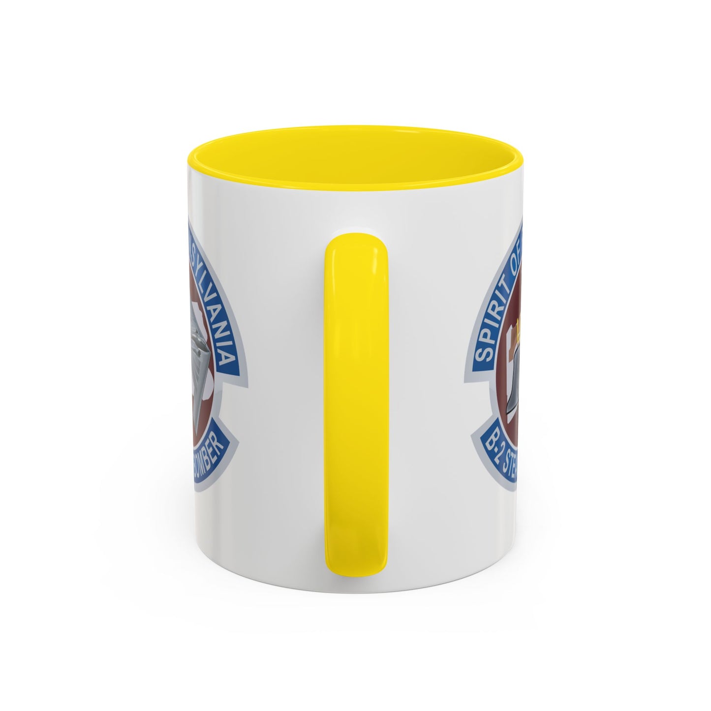 Accent Coffee Mug (11oz & 15oz) - USAF - B2 - Spirit of Pennsylvania Stealth Bomber wo Txt X 300
