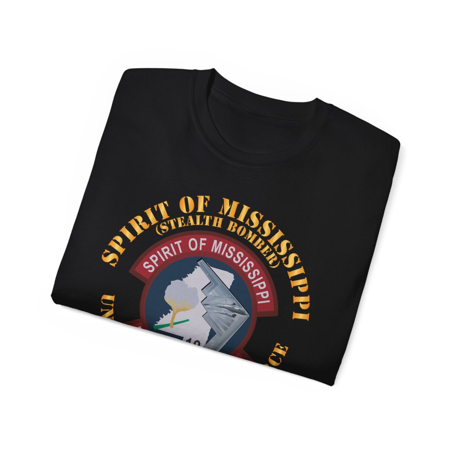 Unisex Ultra Cotton Tee - USAF - B2 - Spirit of Mississippi - Stealth Bomber X 300