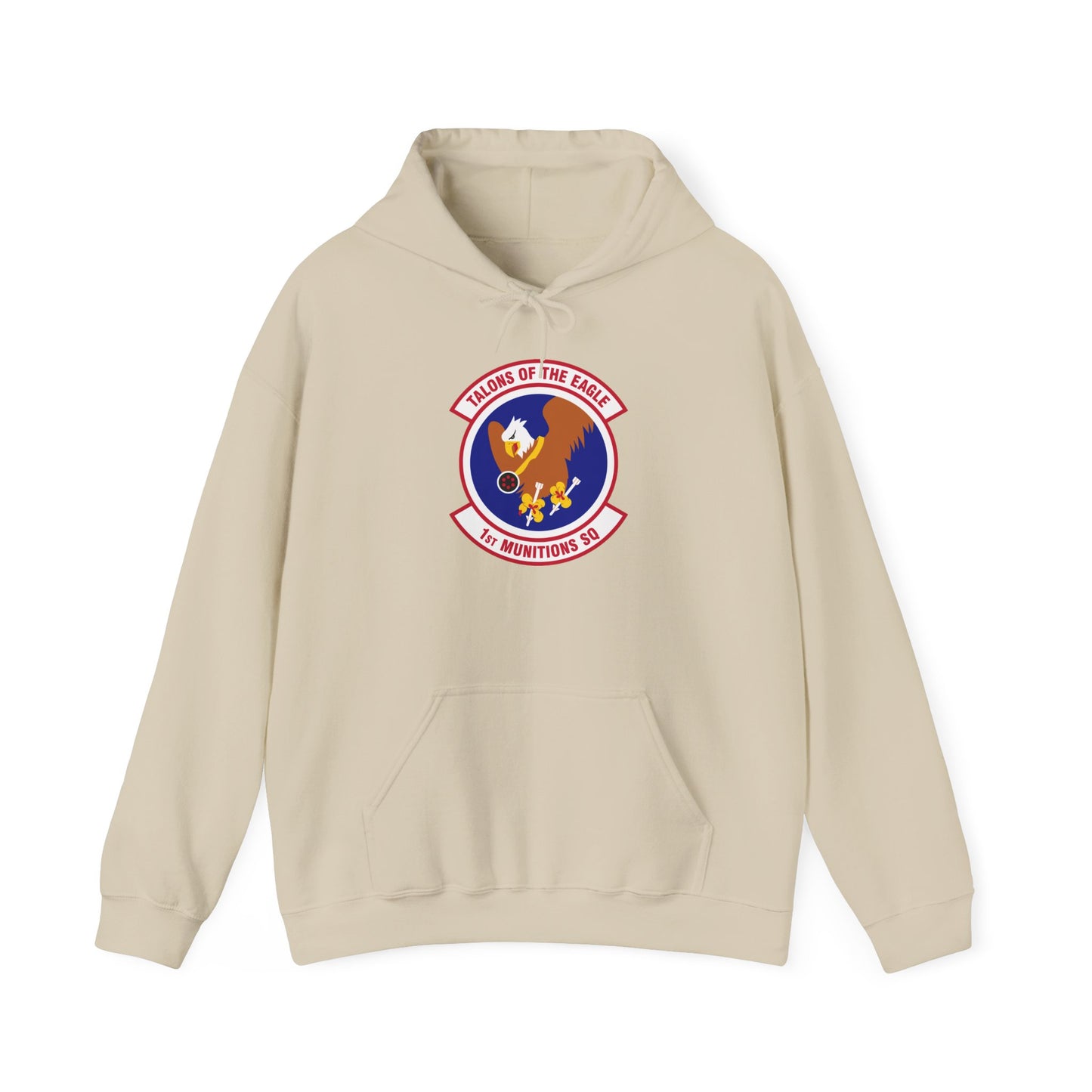 Unisex Heavy Blend Hooded Sweatshirt -USAF - 1st Munitions Squadron (ACC) wo txt
