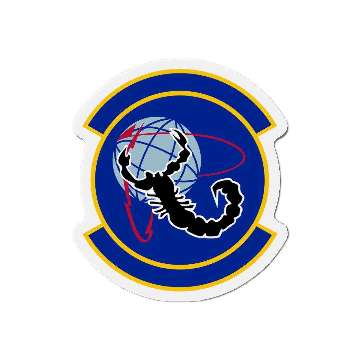 Die-Cut Magnet - USAF - 4th Space Warning Sq wo txt X 300