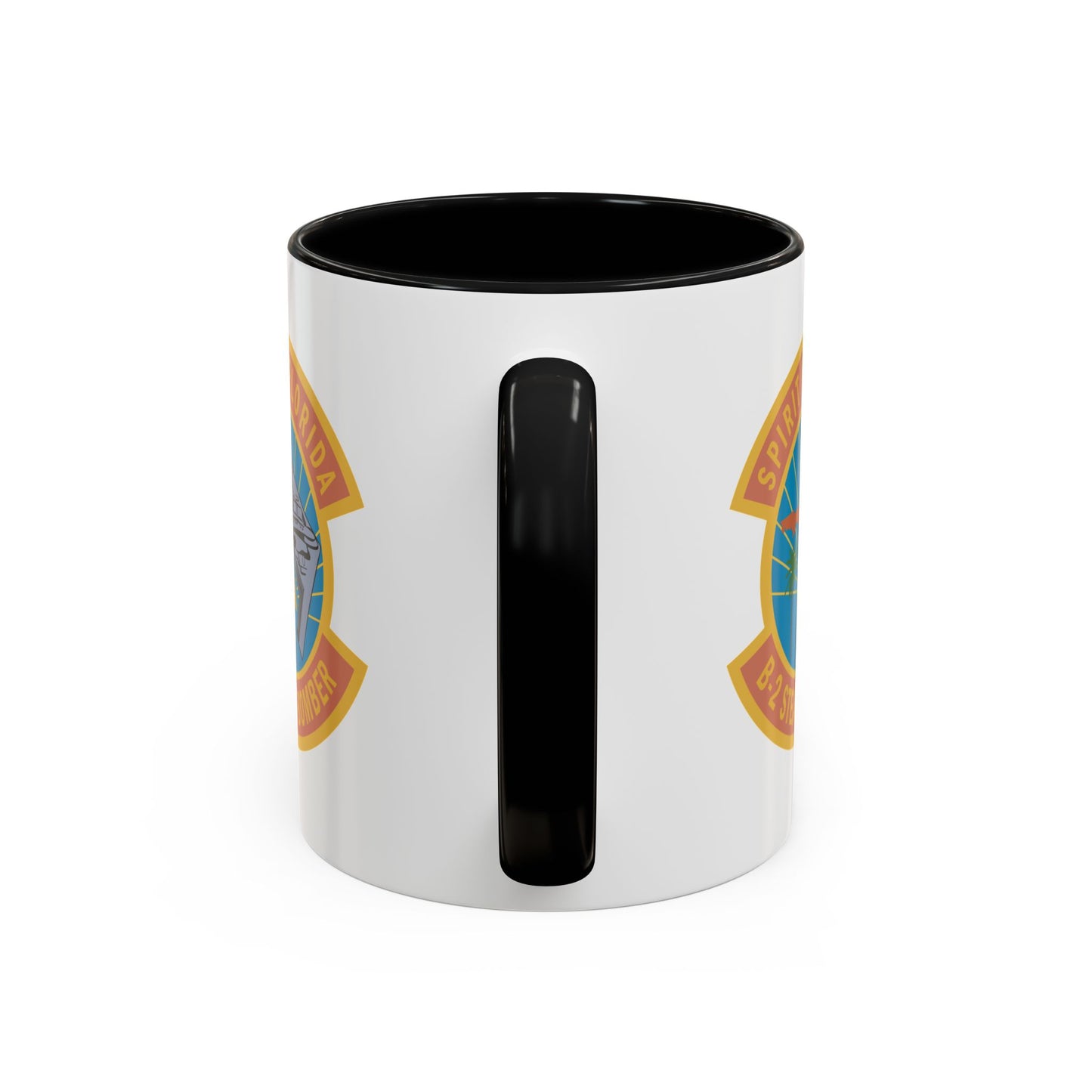 Accent Coffee Mug (11oz & 15oz) - USAF - B2 - Spirit of Florida - Stealth Bomber wo txt X 300