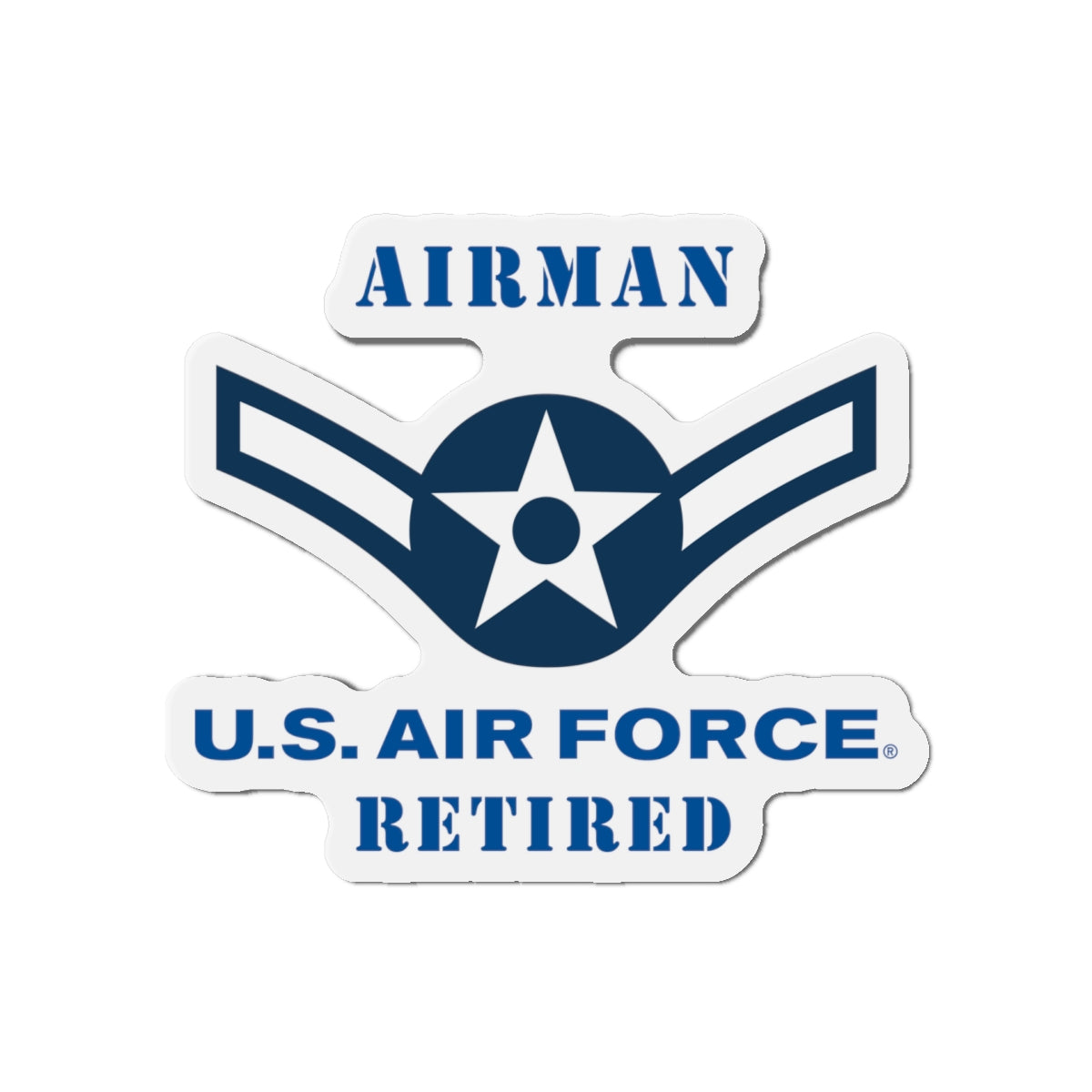 Die-Cut Magnet - USAF - Airman (E2) - 2020 - US Air Force - Retired