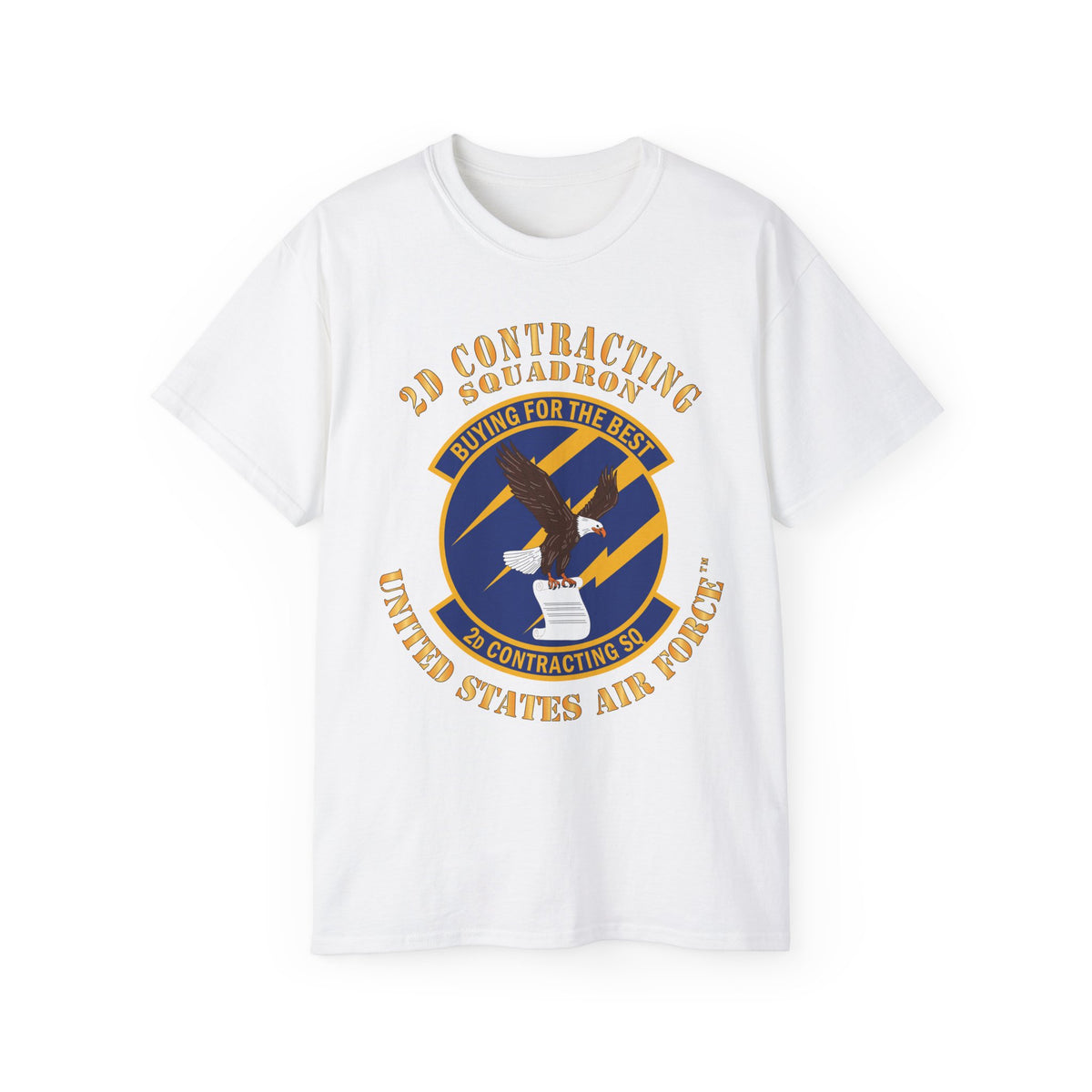 Unisex Ultra Cotton Tee - USAF - 2d Contracting Squadron