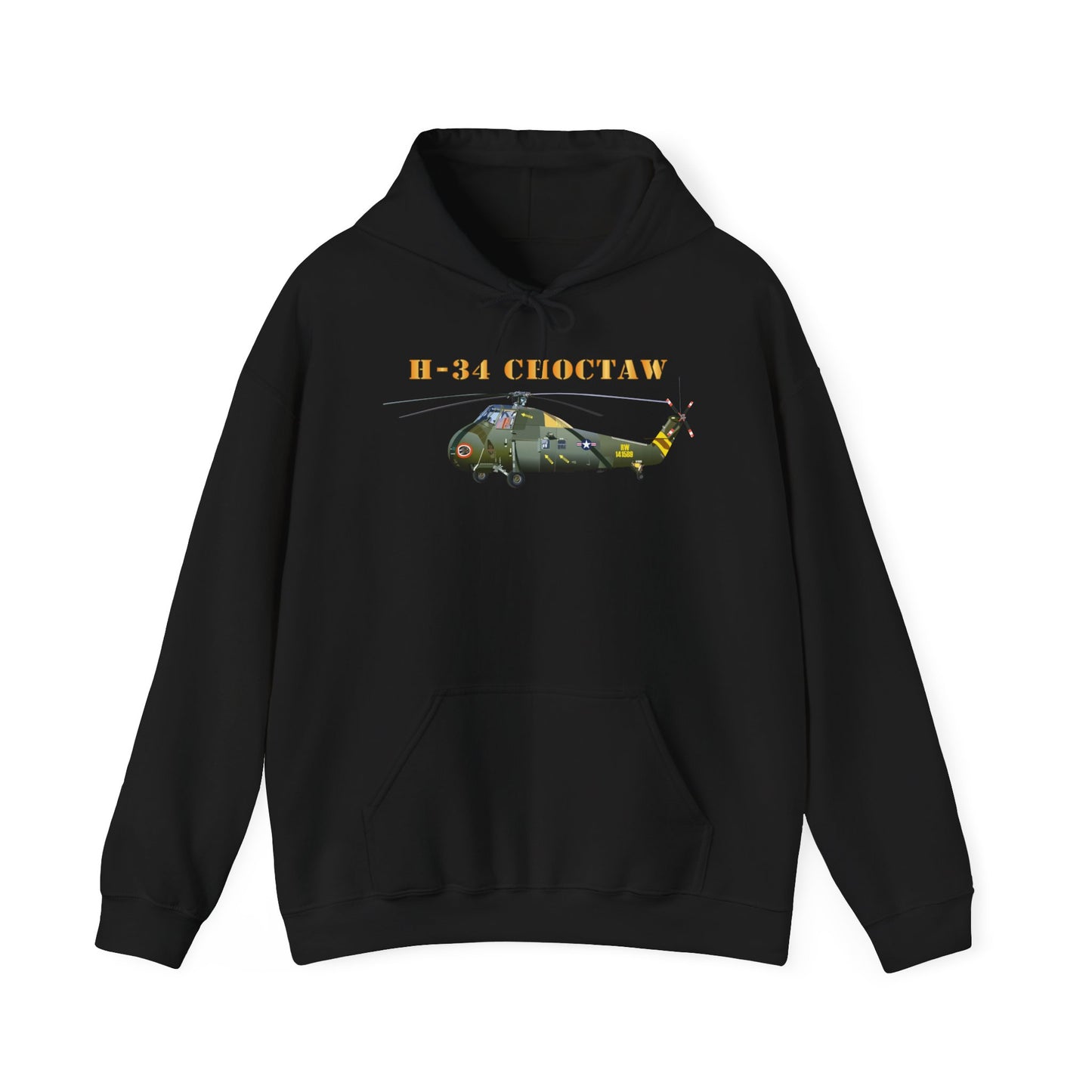 Unisex Heavy Blend Hooded Sweatshirt - H-34 Choctaw with Txt X 300