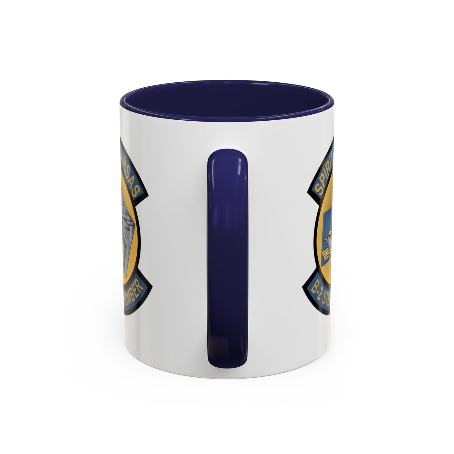 Accent Coffee Mug (11oz & 15oz) - USAF - B2 - Spirit of Kansas - Stealth Bomber wo txt X 300