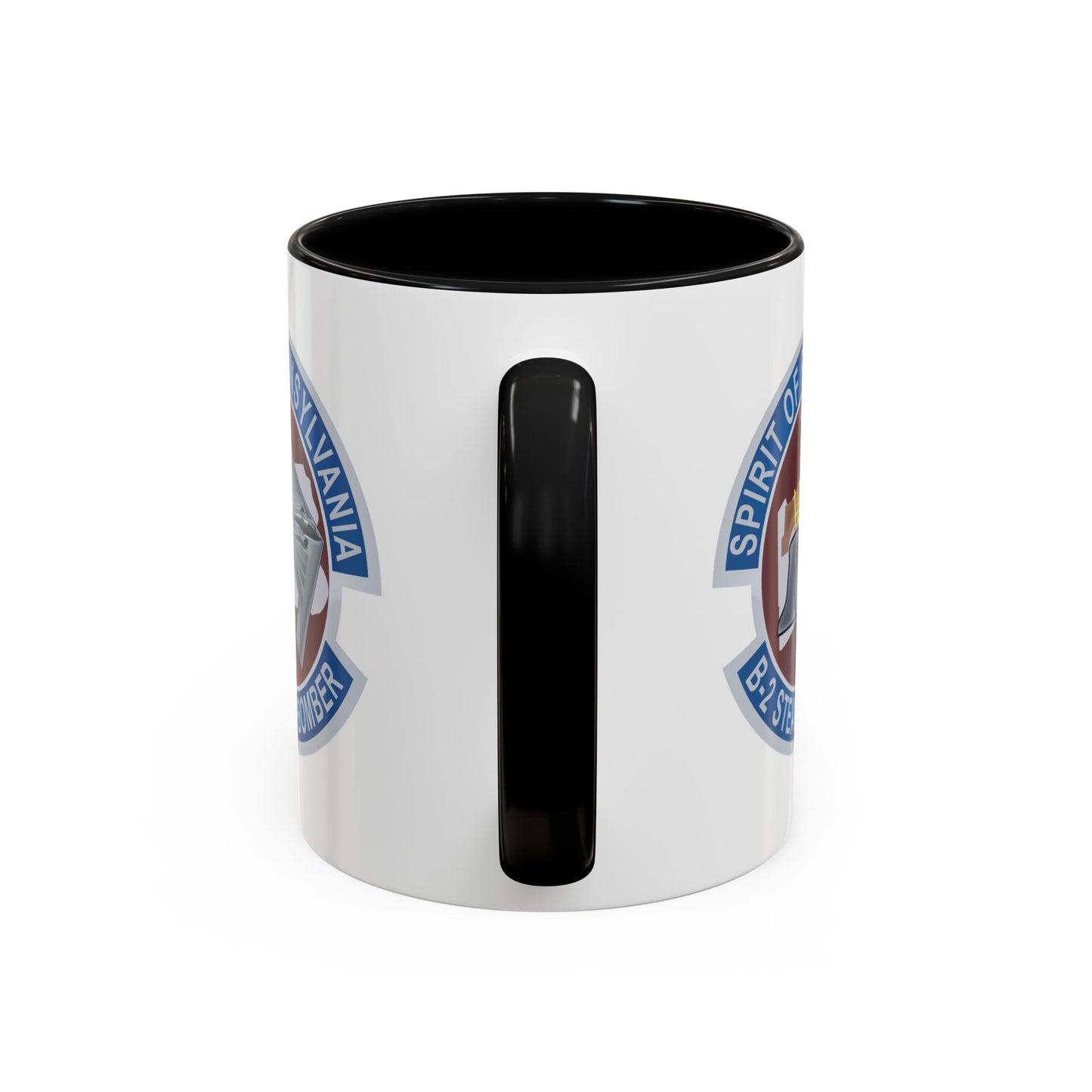 Accent Coffee Mug (11oz & 15oz) - USAF - B2 - Spirit of Pennsylvania Stealth Bomber wo Txt X 300