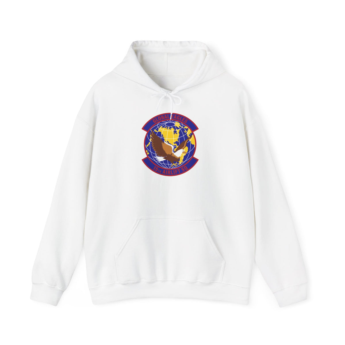 Unisex Heavy Blend Hooded Sweatshirt - USAF - 15th Airlift Squadron wo txt