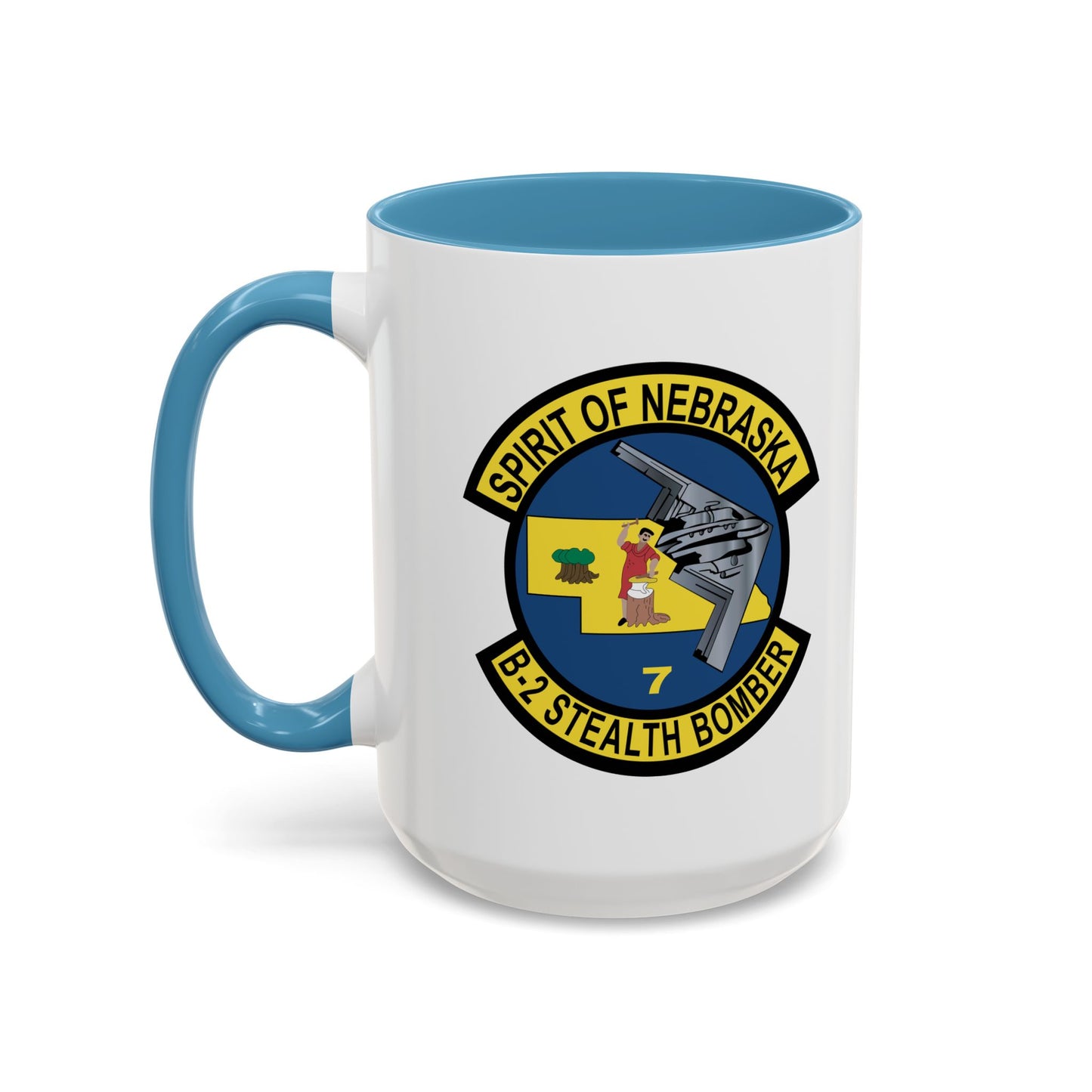 Accent Coffee Mug (11oz & 15oz) - USAF - B2 - Spirit of Nebraska - Stealth Bomber wo txt X 300