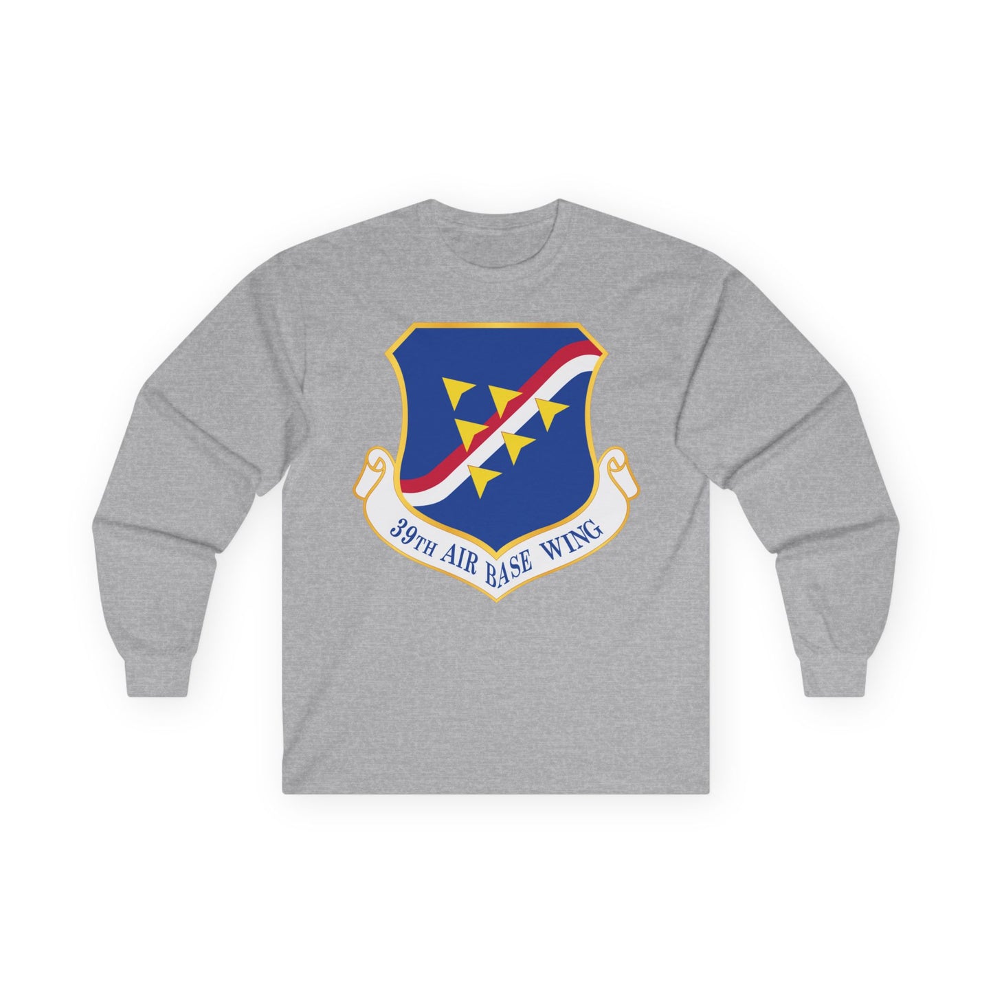 Unisex Ultra Cotton Long Sleeve Tee - USAF - 39th Airbase Wing wo Txt