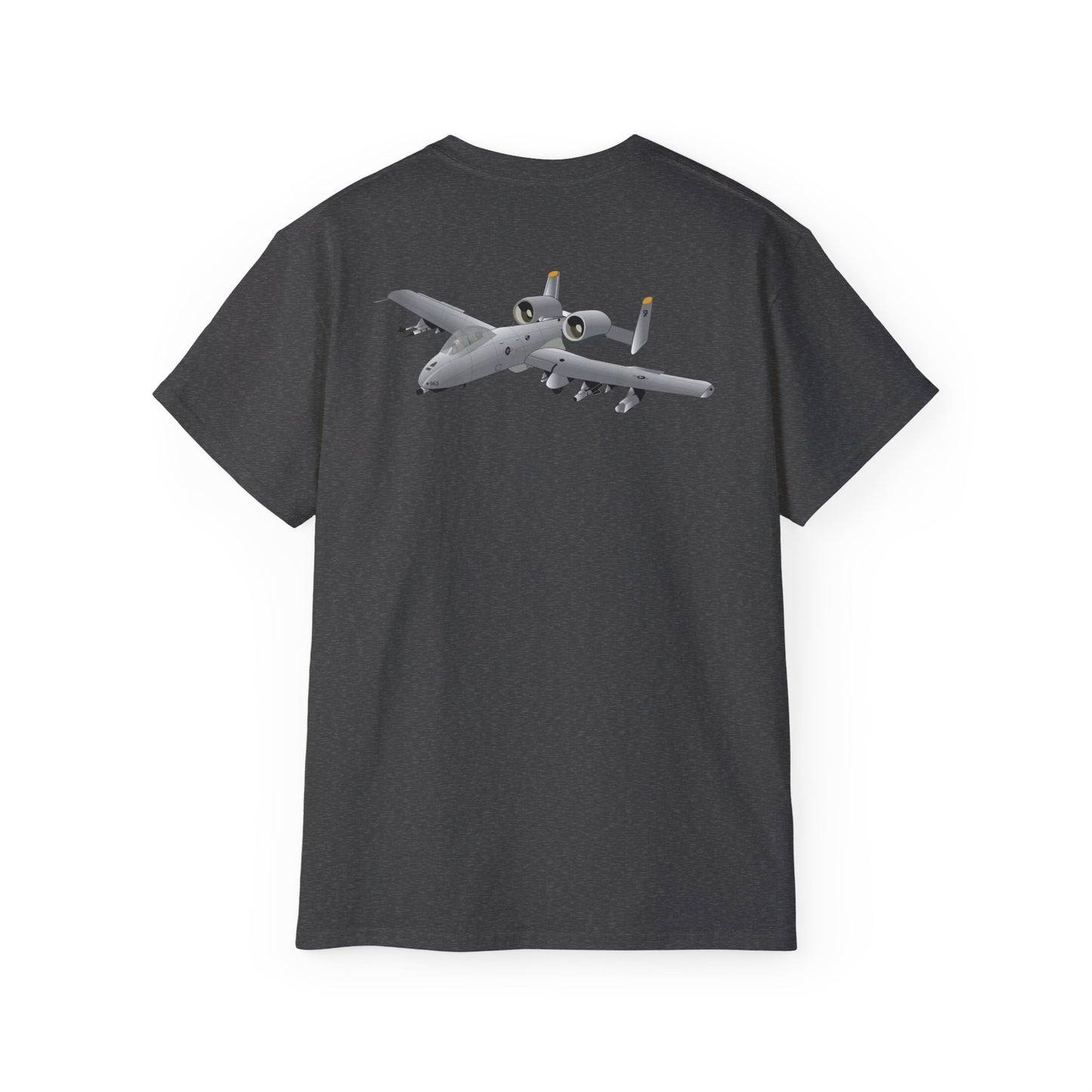 Unisex Ultra Cotton Tee - Aircraft - A10 - Front - Top - Oblique X 300