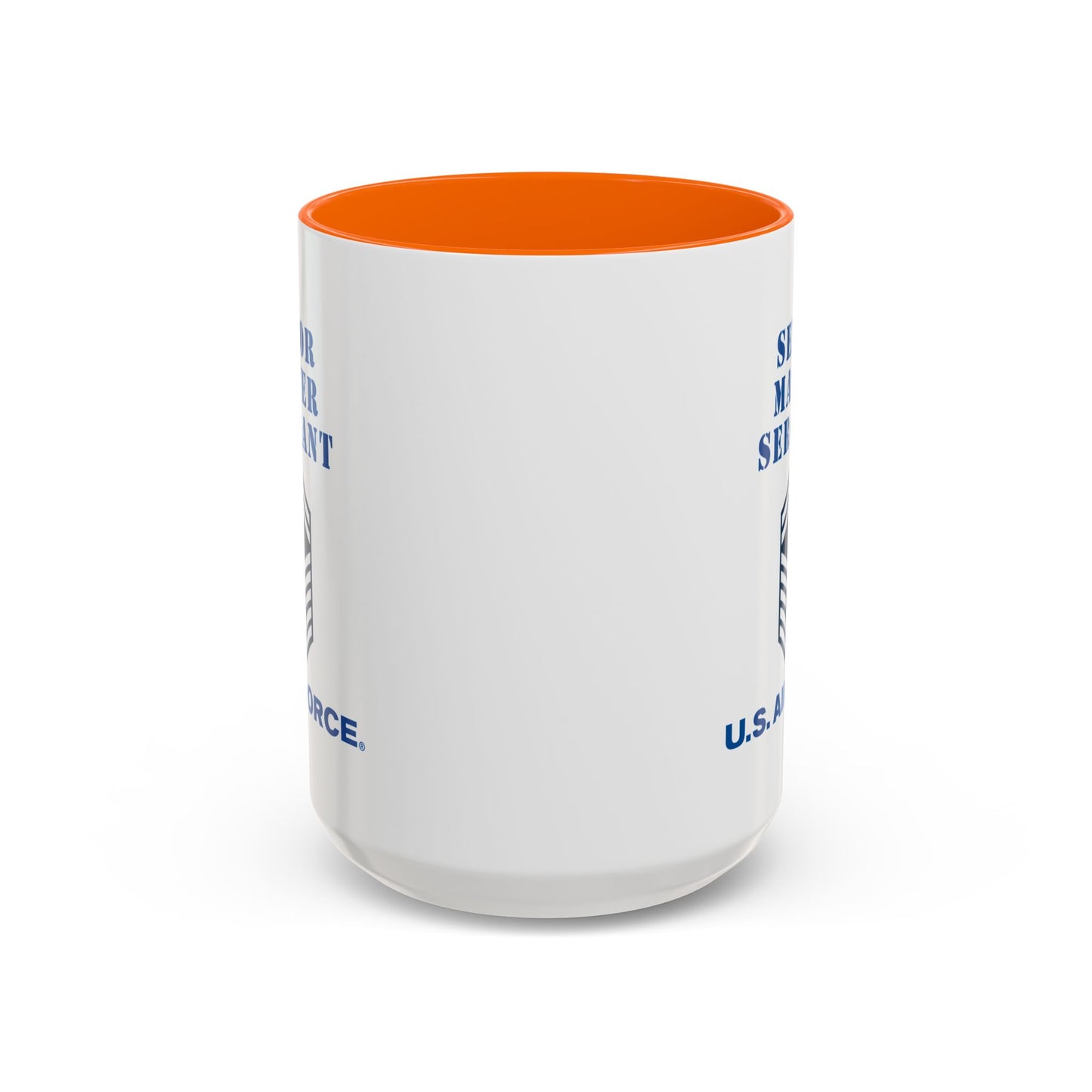 Accent Coffee Mug (11oz & 15oz) - USAF - Senior Master Sergeant (E8a) - 2020 - US Air Force w Text X 300