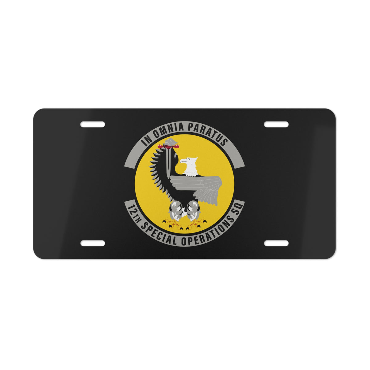 License Plate - USAF - 12th Special Operations Squadron wo txt