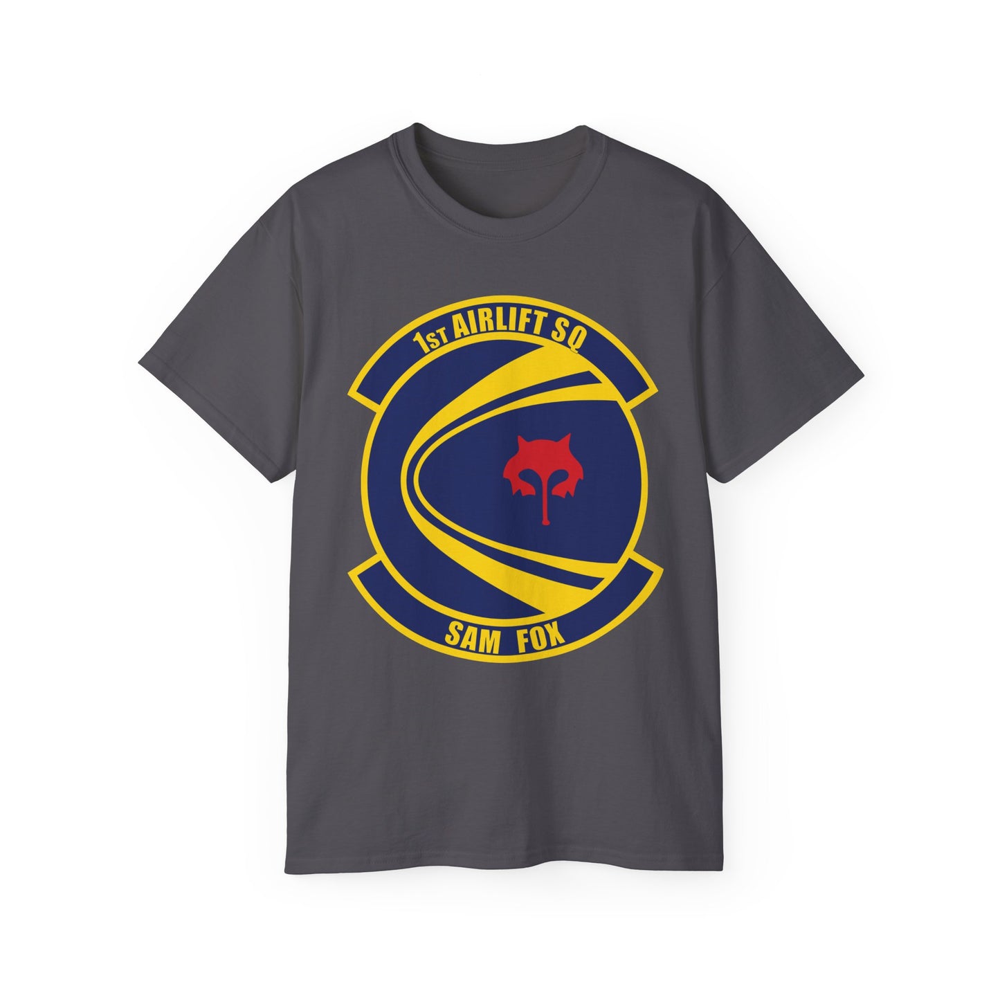 Unisex Ultra Cotton Tee - USAF - 1st Airlift Squadron wo txt X 300