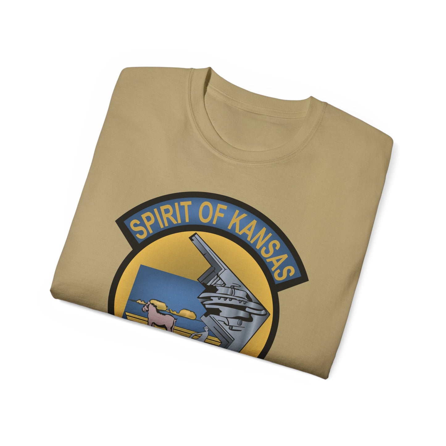 Unisex Ultra Cotton Tee - USAF - B2 - Spirit of Kansas - Stealth Bomber wo txt X 300