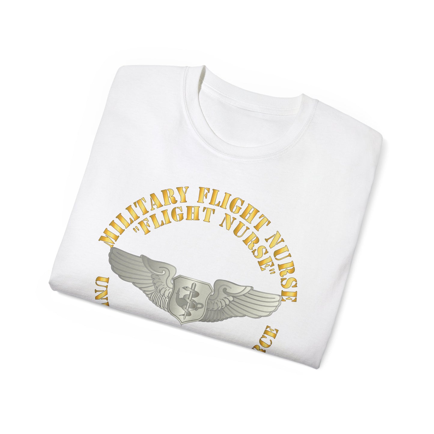 Unisex Ultra Cotton Tee - USAF - Military Flight Nurse - Flight Nurse - Basic