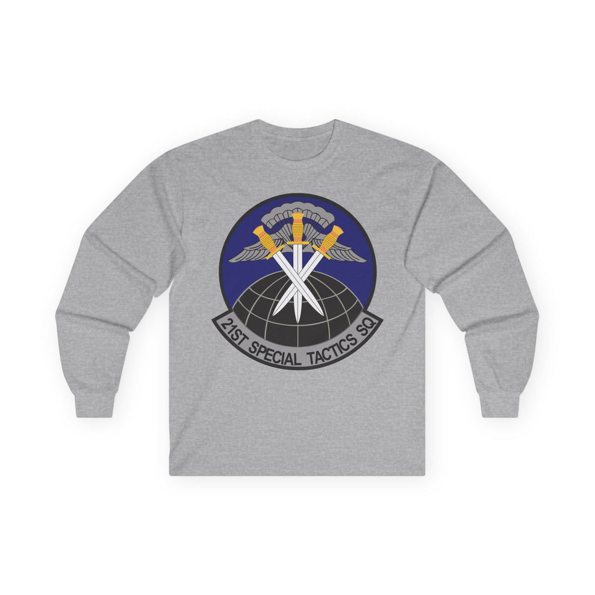 Unisex Ultra Cotton Long Sleeve Tee - USAF - 21st Special Tactics Squadron wo Txt