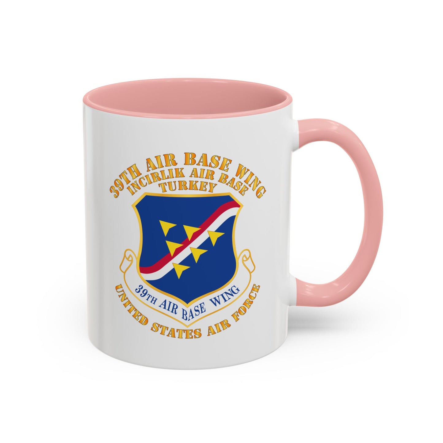 Accent Coffee Mug (11oz & 15oz) - USAF - 39th Airbase Wing - 3rd AF - Incirlik Air Base - Turkey