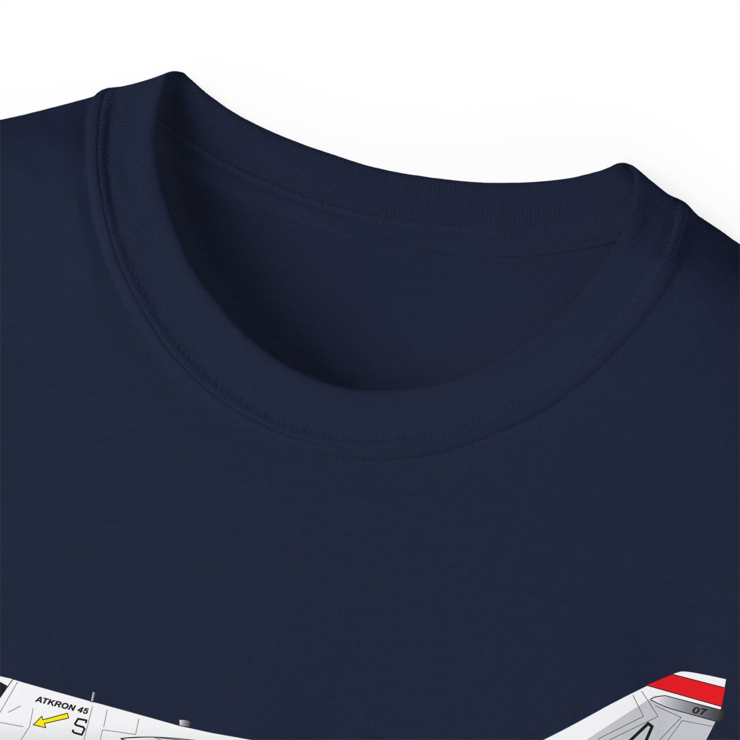 Unisex Ultra Cotton Tee - Aircraft - Navy - A-7B Corsair II - Side X 300