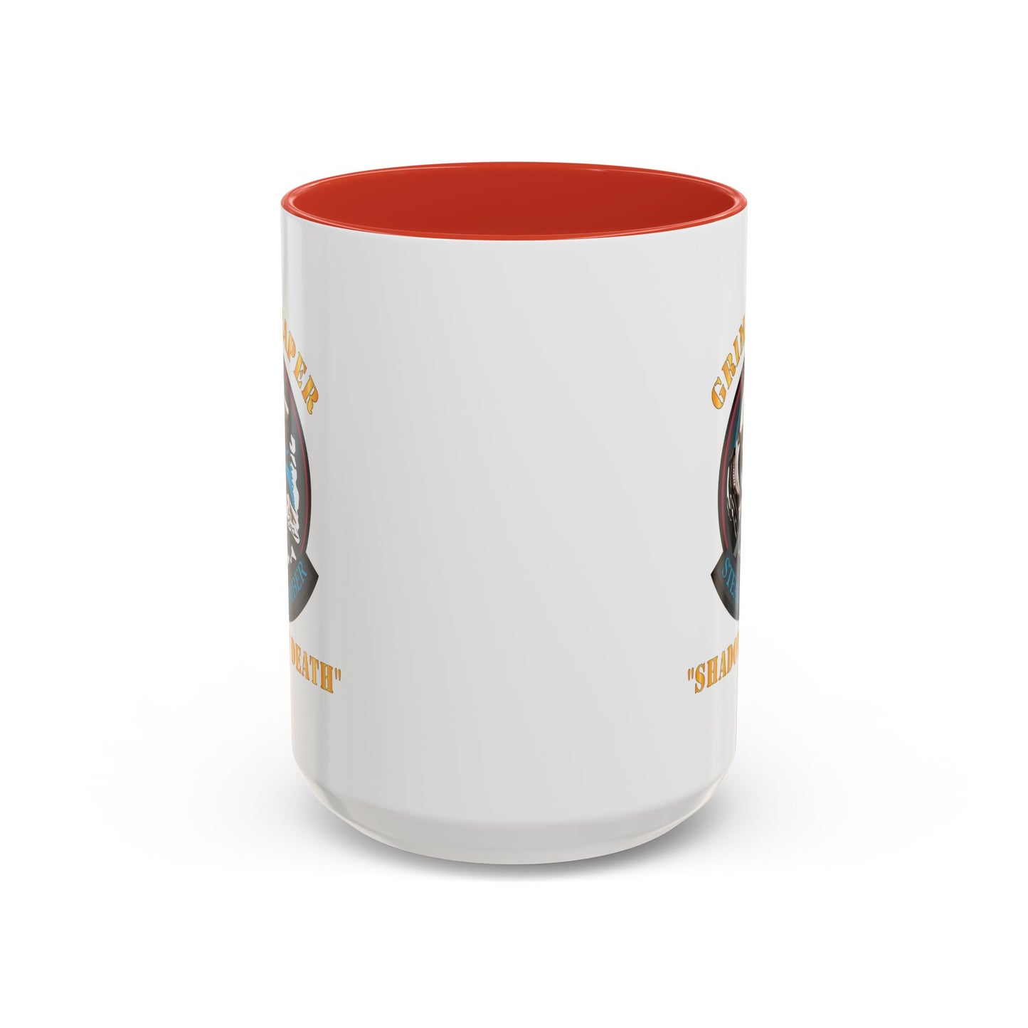 Accent Coffee Mug (11oz & 15oz) - USAF - B2 - Grim Reaper - Stealth Bomber X 300