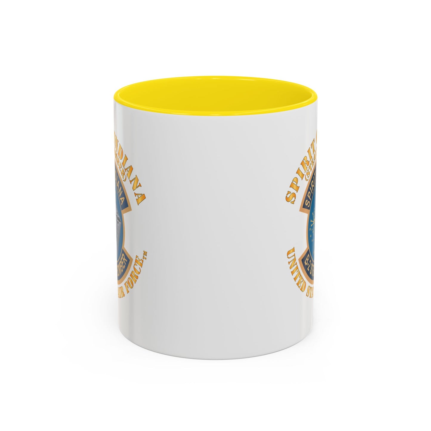 Accent Coffee Mug (11oz & 15oz) - USAF - B2 - Spirit of Indiana - Stealth Bomber X 300