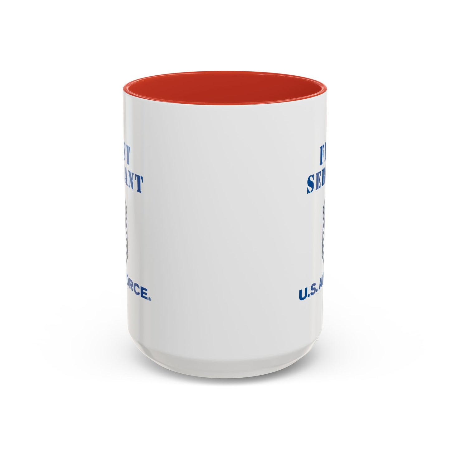 Accent Coffee Mug (11oz & 15oz) - USAF - First Sergeant (E9b) - 2020 - US Air Force w Text X 300
