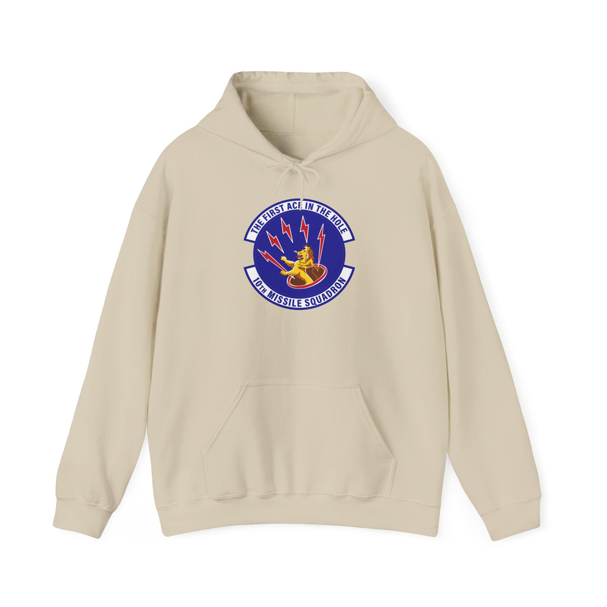 Unisex Heavy Blend Hooded Sweatshirt - USAF - 10th Missile Squadron wo txt