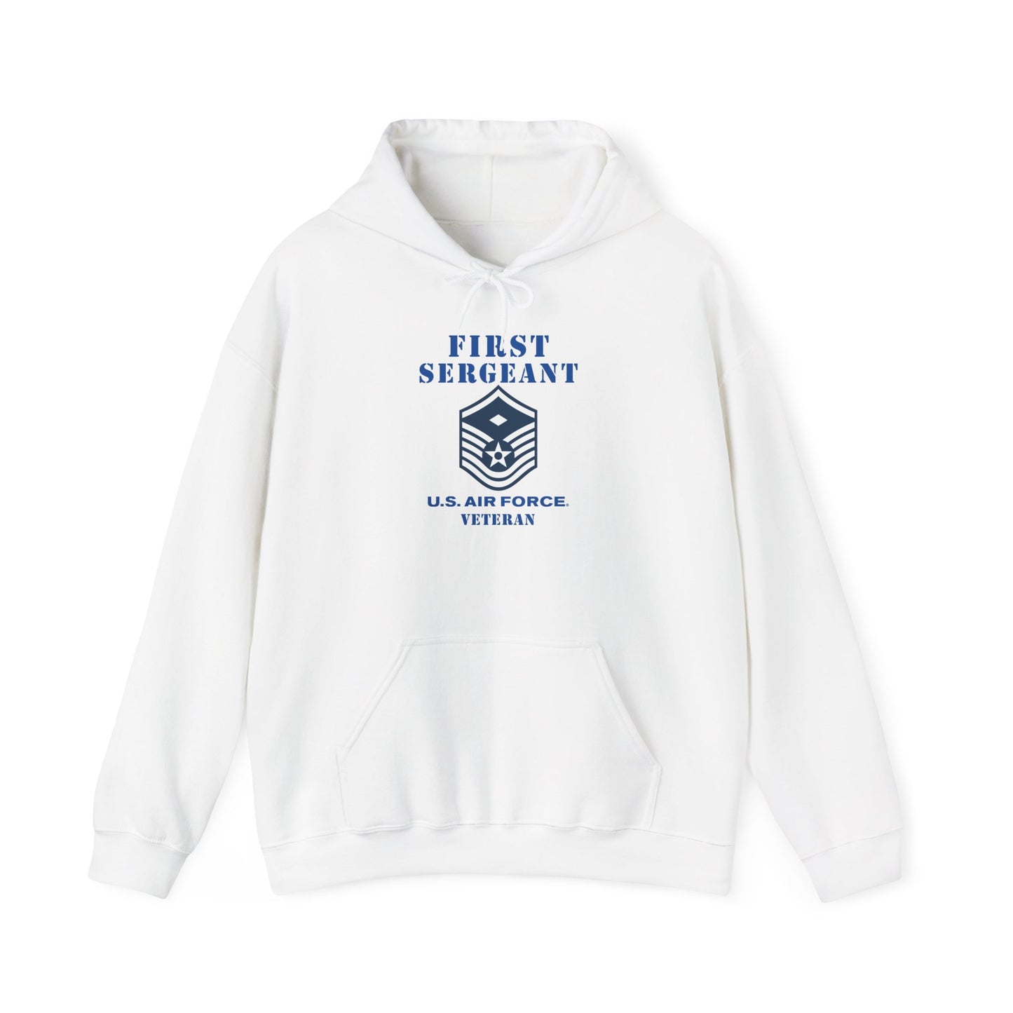 Unisex Heavy Blend Hooded Sweatshirt - USAF - First Sergeant (E7b) - 2020 - Veteran