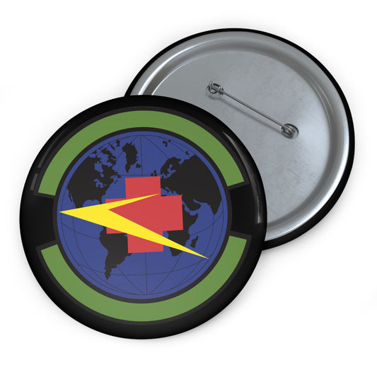 Custom Pin Button - USAF - 9th Medical Support Squadron wo txt X 300