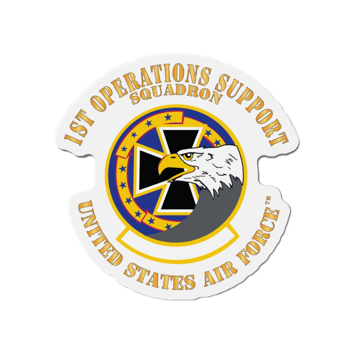 Die-Cut Magnet - USAF - 1st Operations Support Squadron