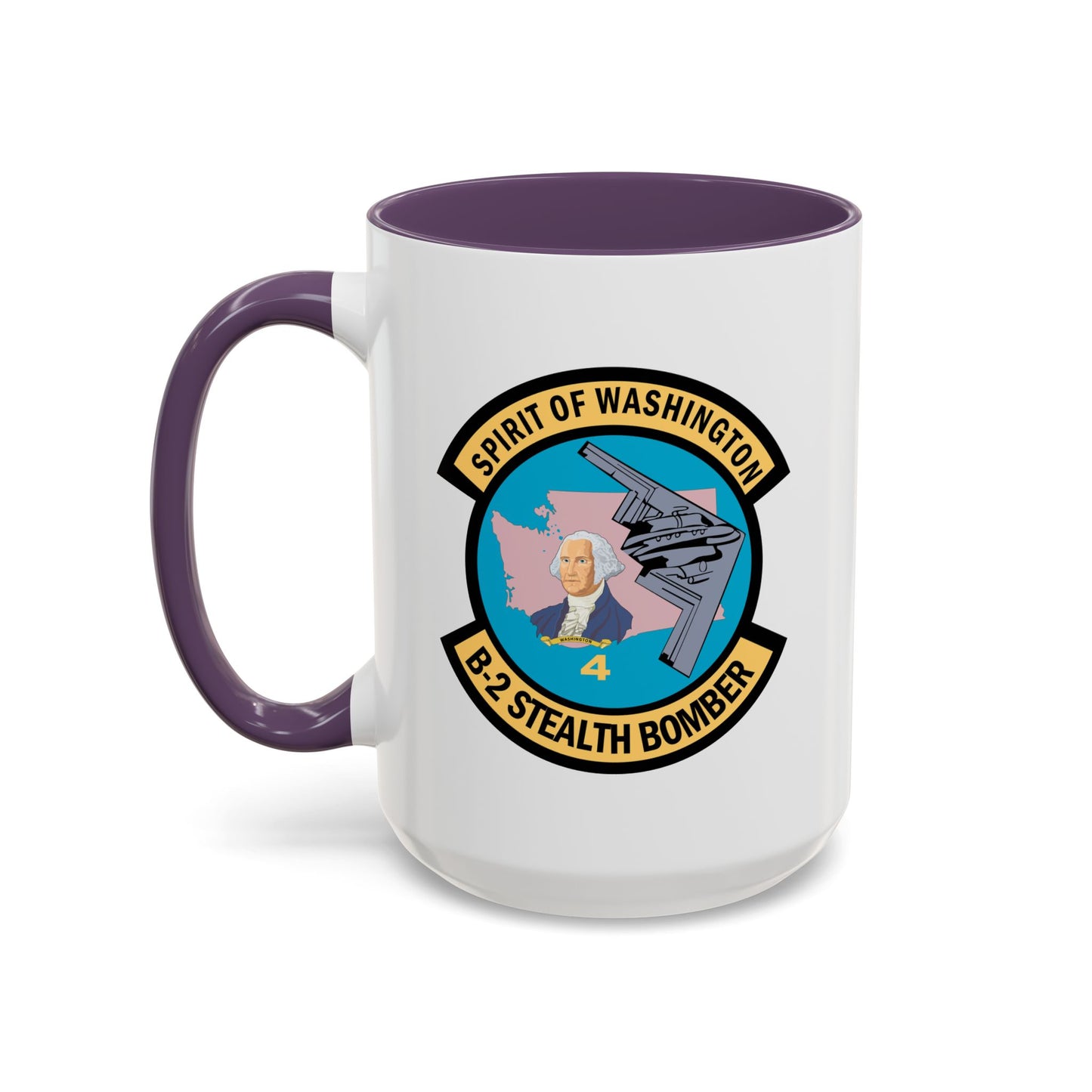 Accent Coffee Mug (11oz & 15oz) - USAF - B2 - Spirit of Washington - Stealth Bomber wo txt X 300