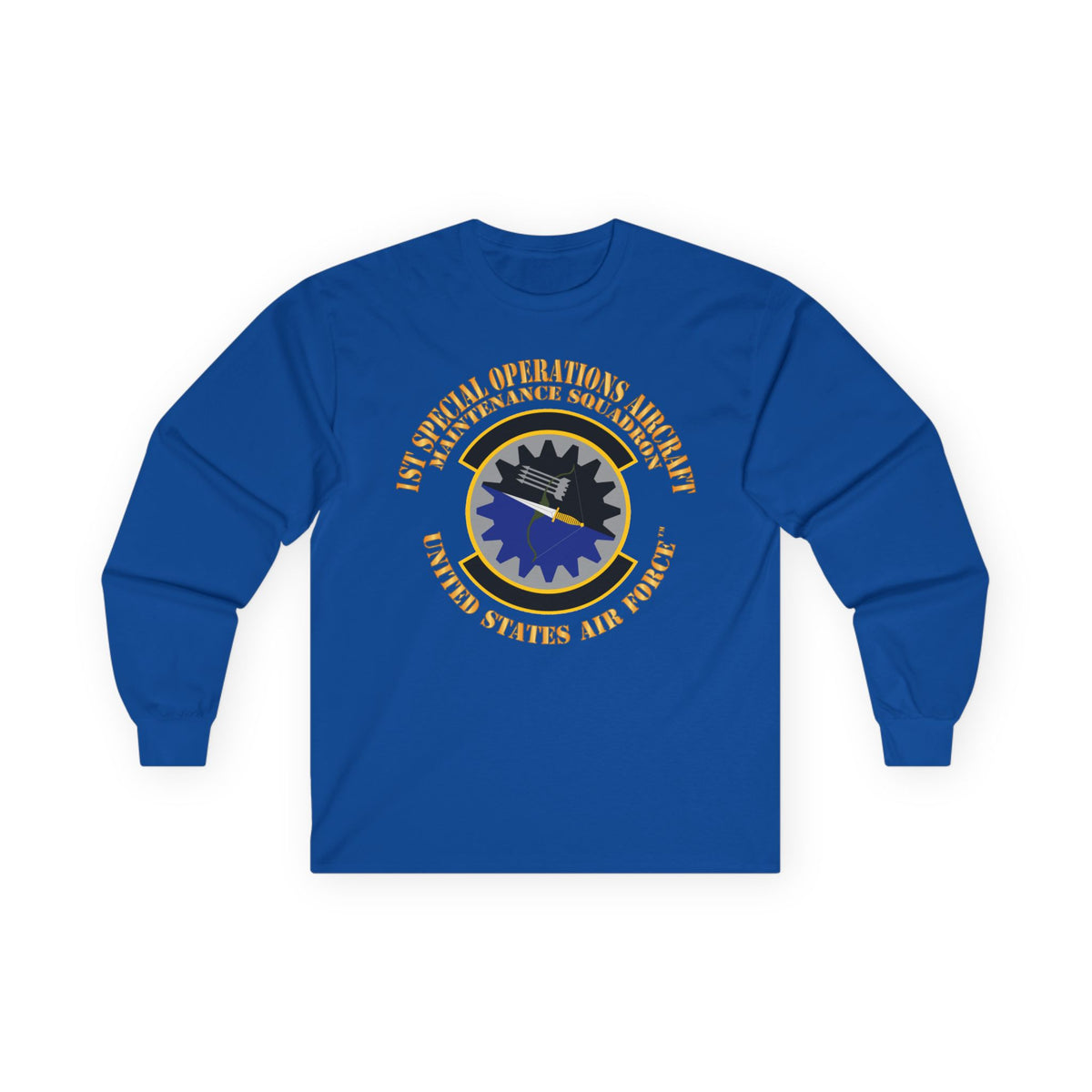 Unisex Ultra Cotton Long Sleeve Tee - USAF - 1st Special Operations Aircraft Maintenance Squadron X 300