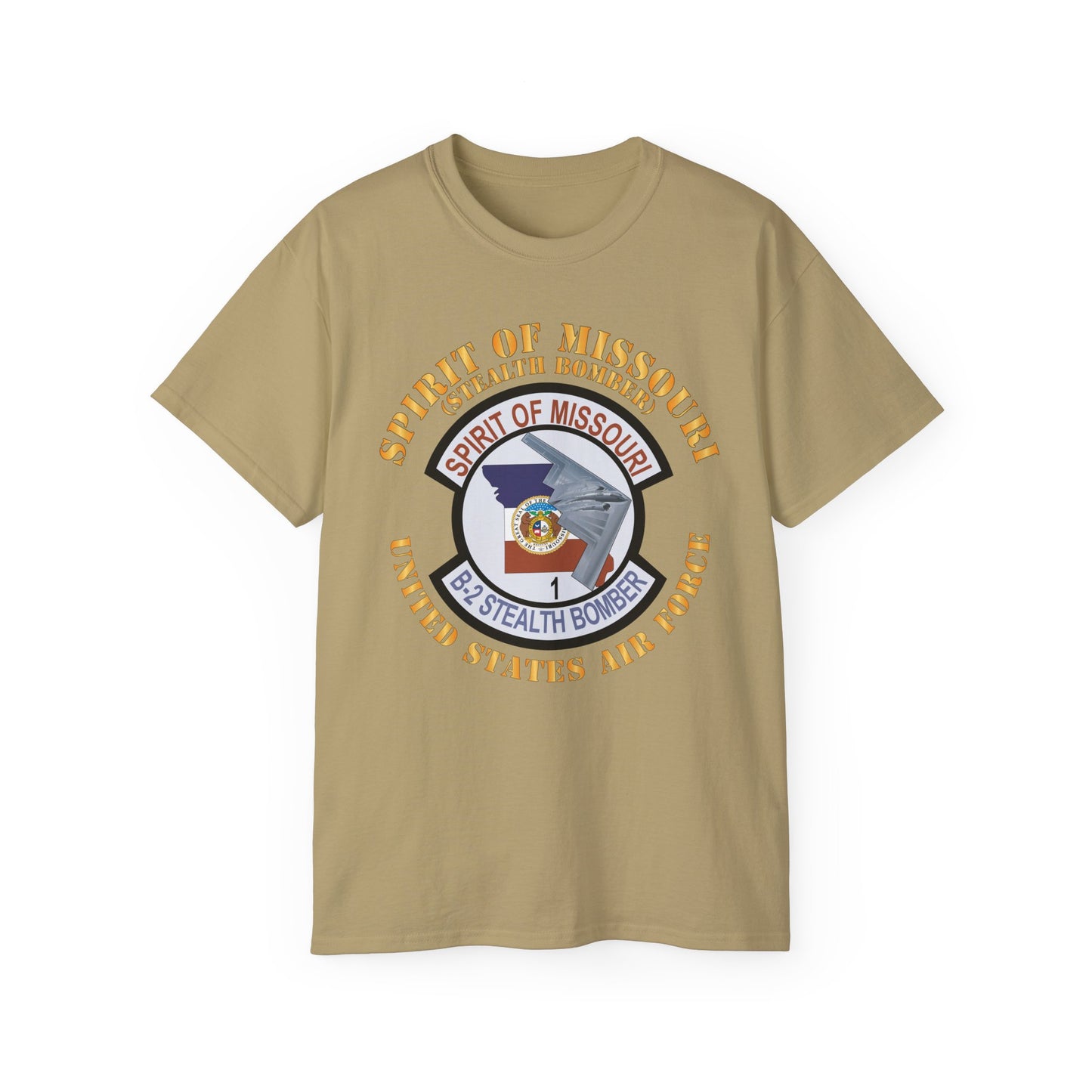 Unisex Ultra Cotton Tee - USAF - B2 - Spirit of Missouri Stealth Bomber X 300