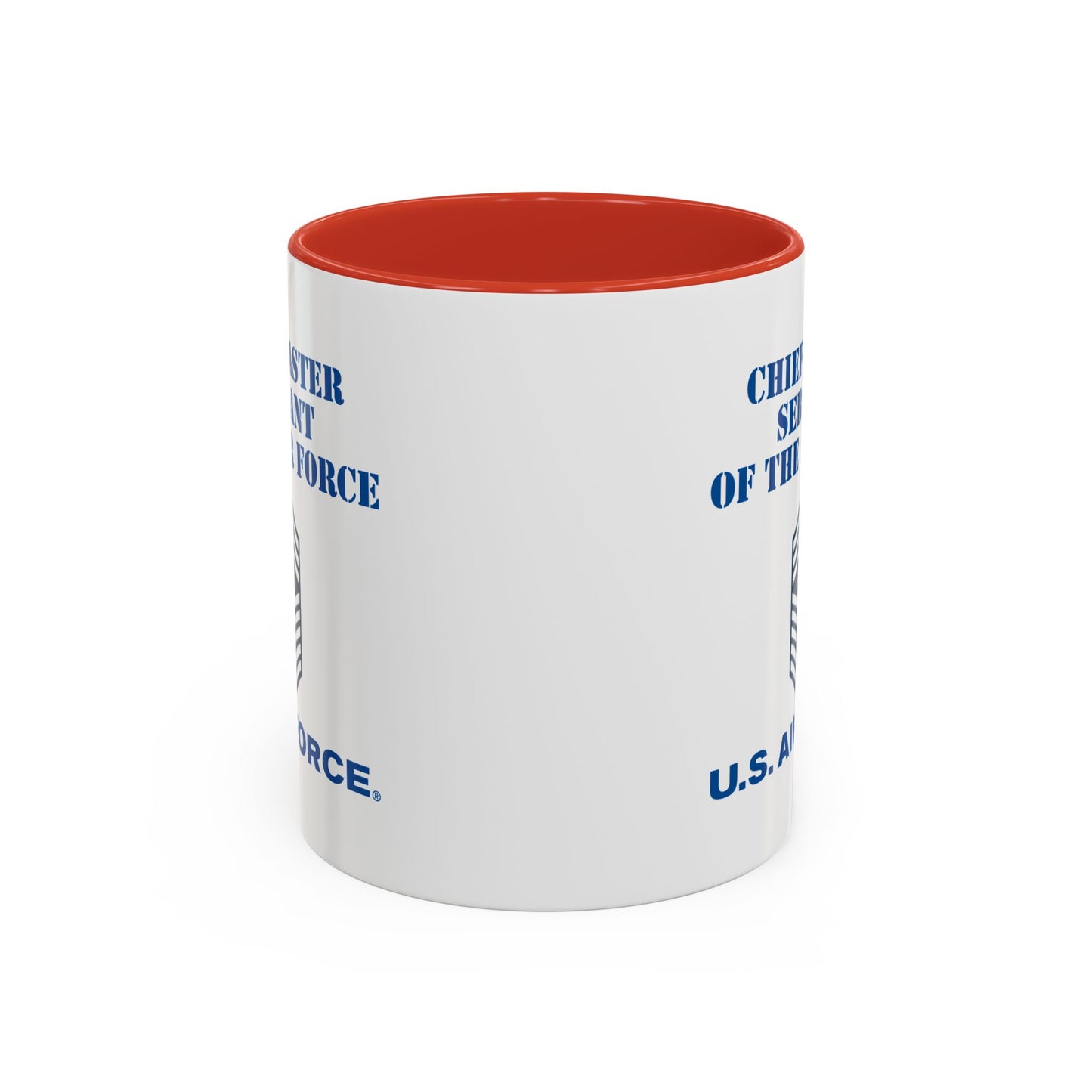 Accent Coffee Mug (11oz & 15oz) - USAF - Chief Master Sergeant of the Air Force (E9d) - US Air Force w Text X 300