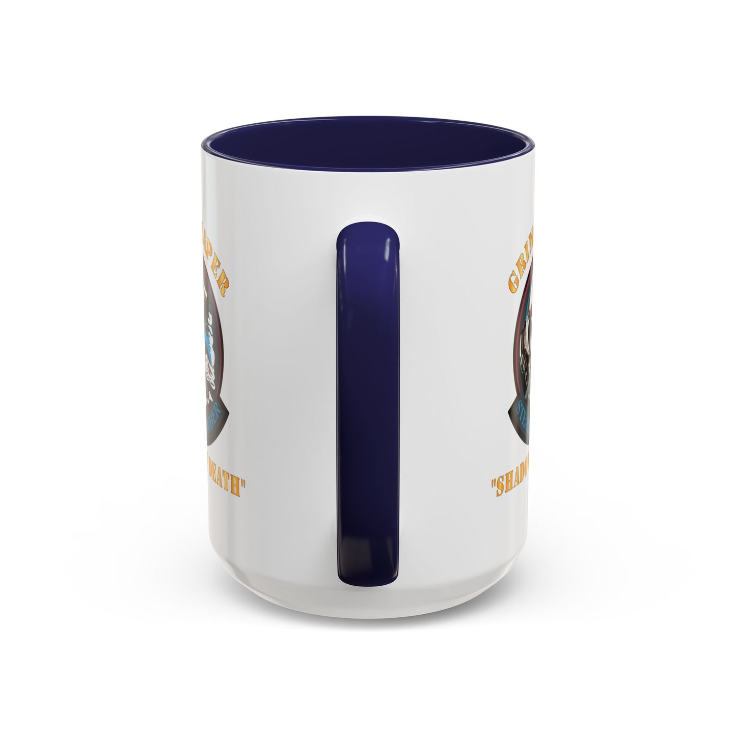 Accent Coffee Mug (11oz & 15oz) - USAF - B2 - Grim Reaper - Stealth Bomber X 300
