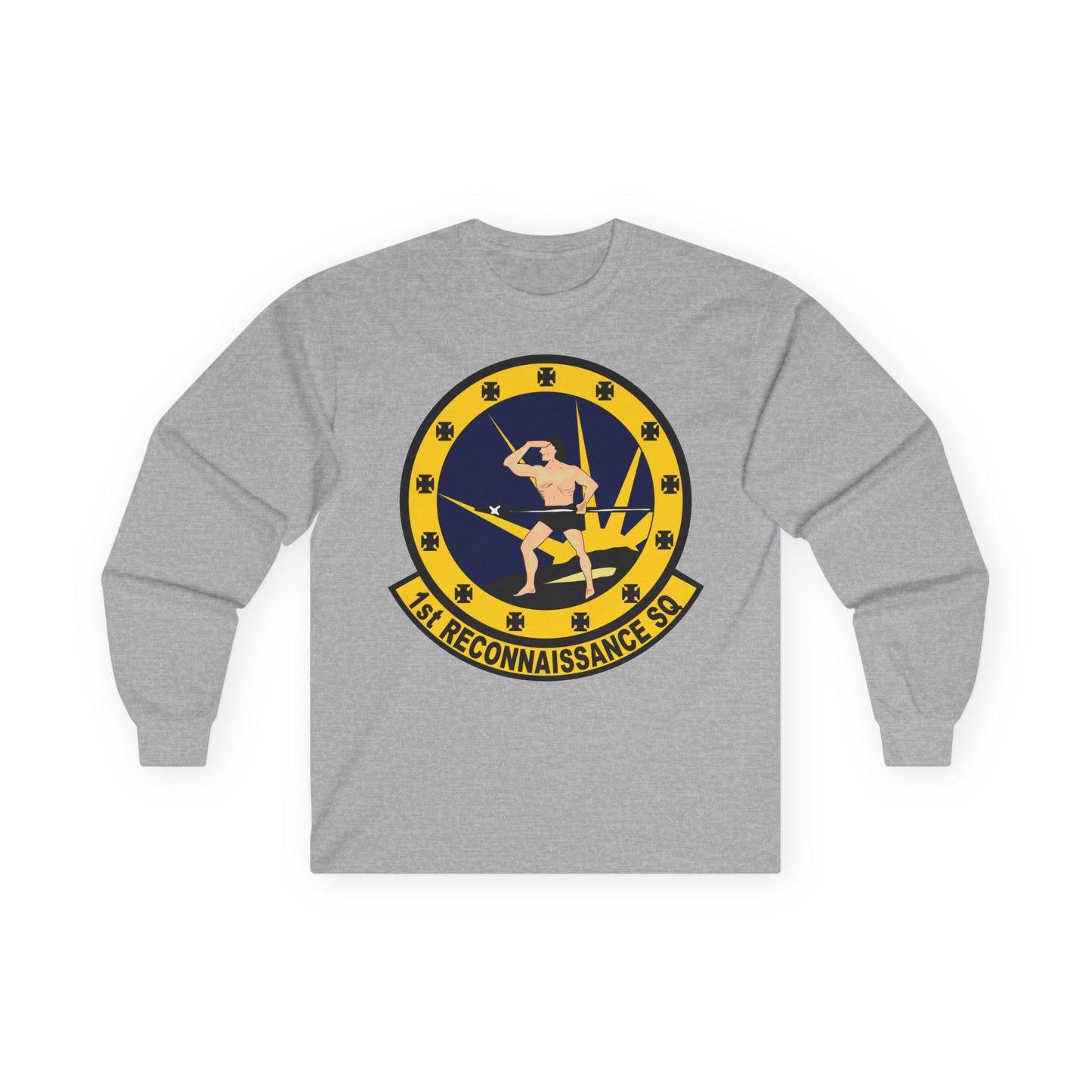 Unisex Ultra Cotton Long Sleeve Tee - USAF - 1st Reconnaissance Squadron wo txt