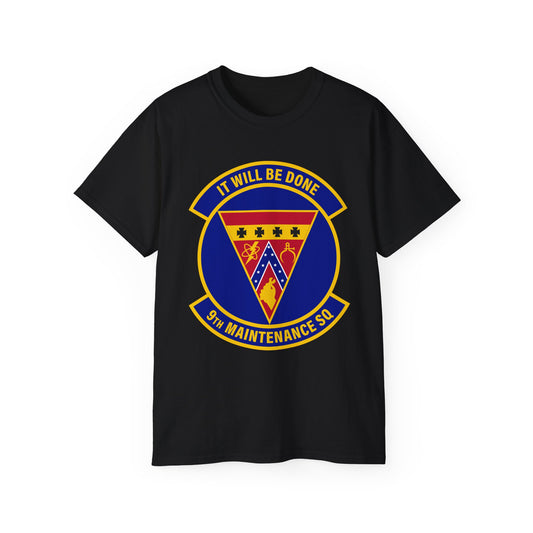 Unisex Ultra Cotton Tee - USAF - 9th Maintenance Squadron wo txt X 300