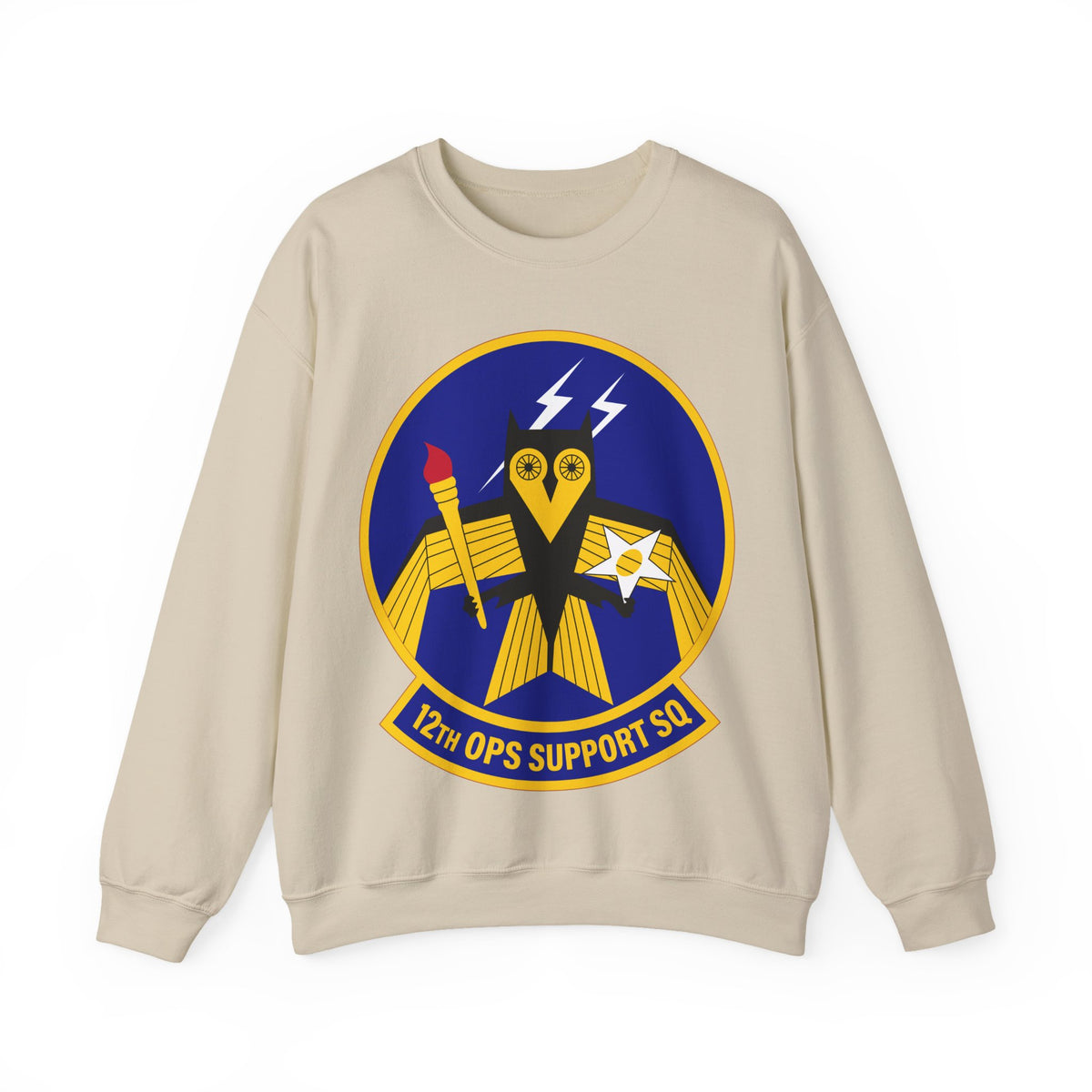 Crewneck Sweatshirt - USAF - 12th Operations Support Squadron wo txt