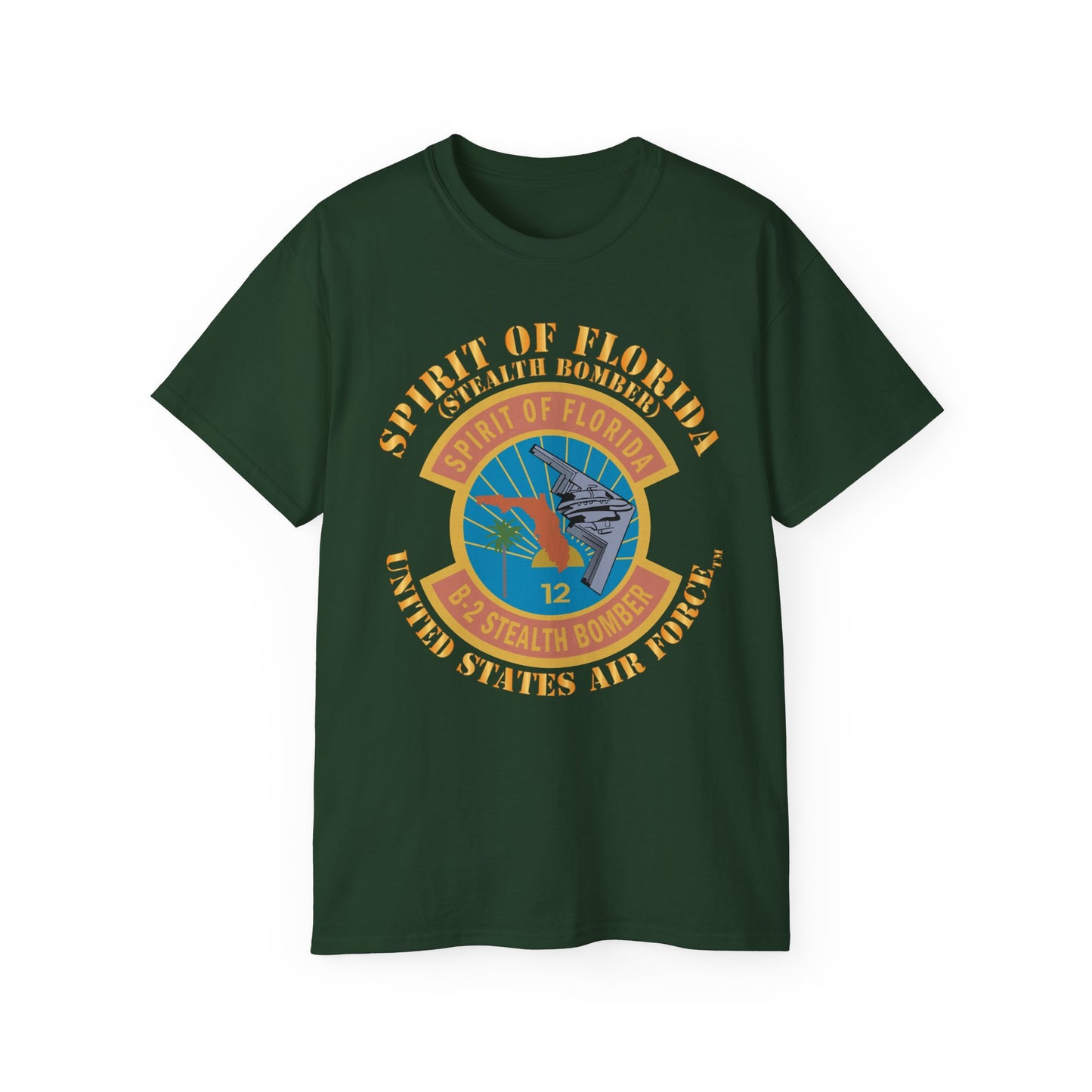Unisex Ultra Cotton Tee - USAF - B2 - Spirit of Florida - Stealth Bomber X 300