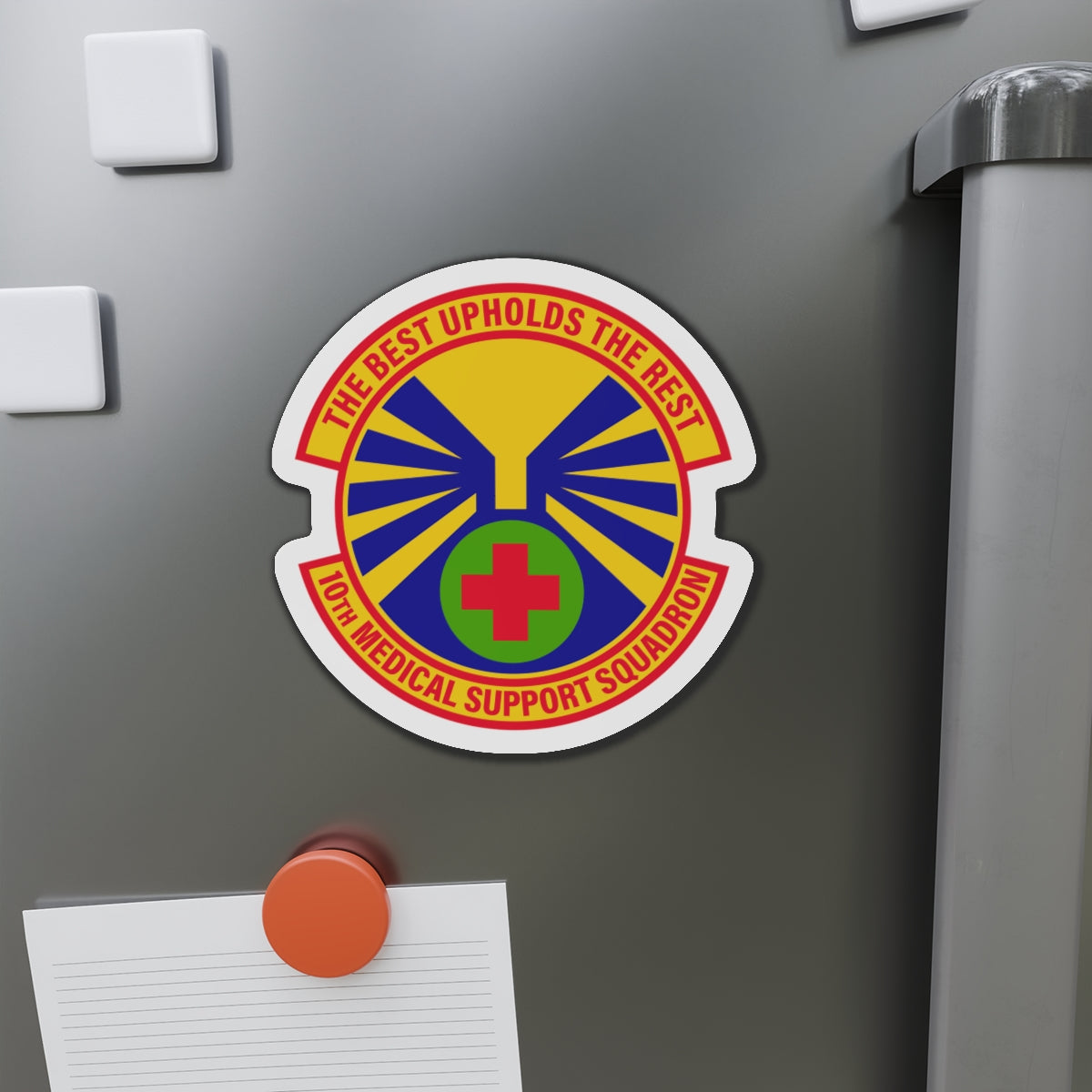 Die-Cut Magnet - USAF - 10th Medical Support Squadron wo txt