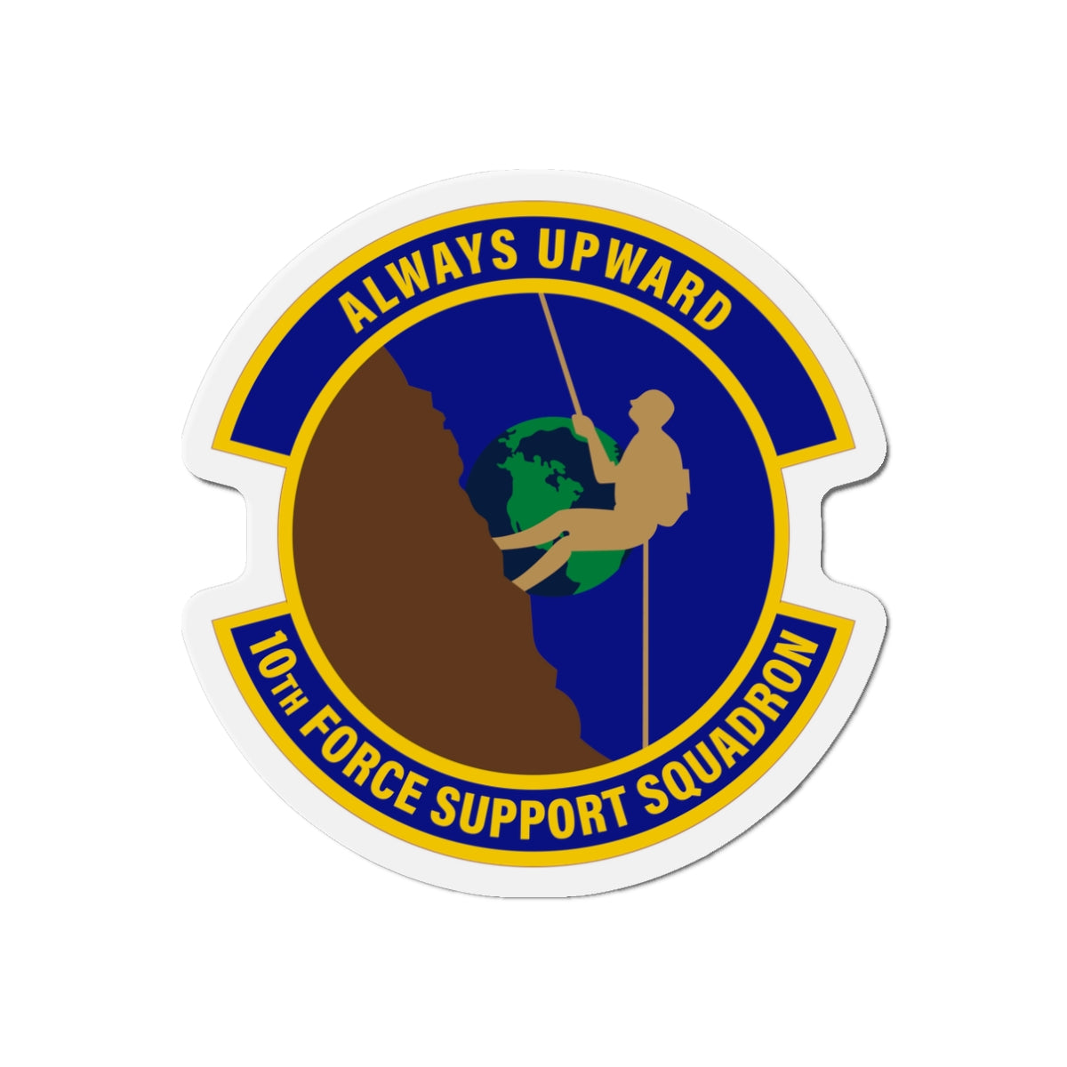 Die-Cut Magnet - USAF - 10th Force Support Squadron wo txt